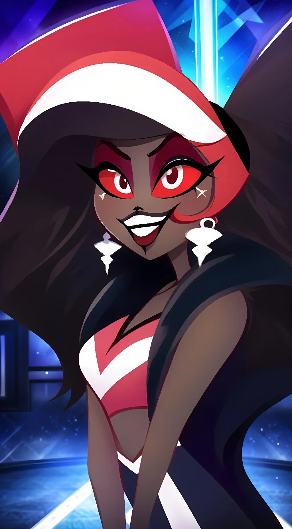 ai character: Velvette  background