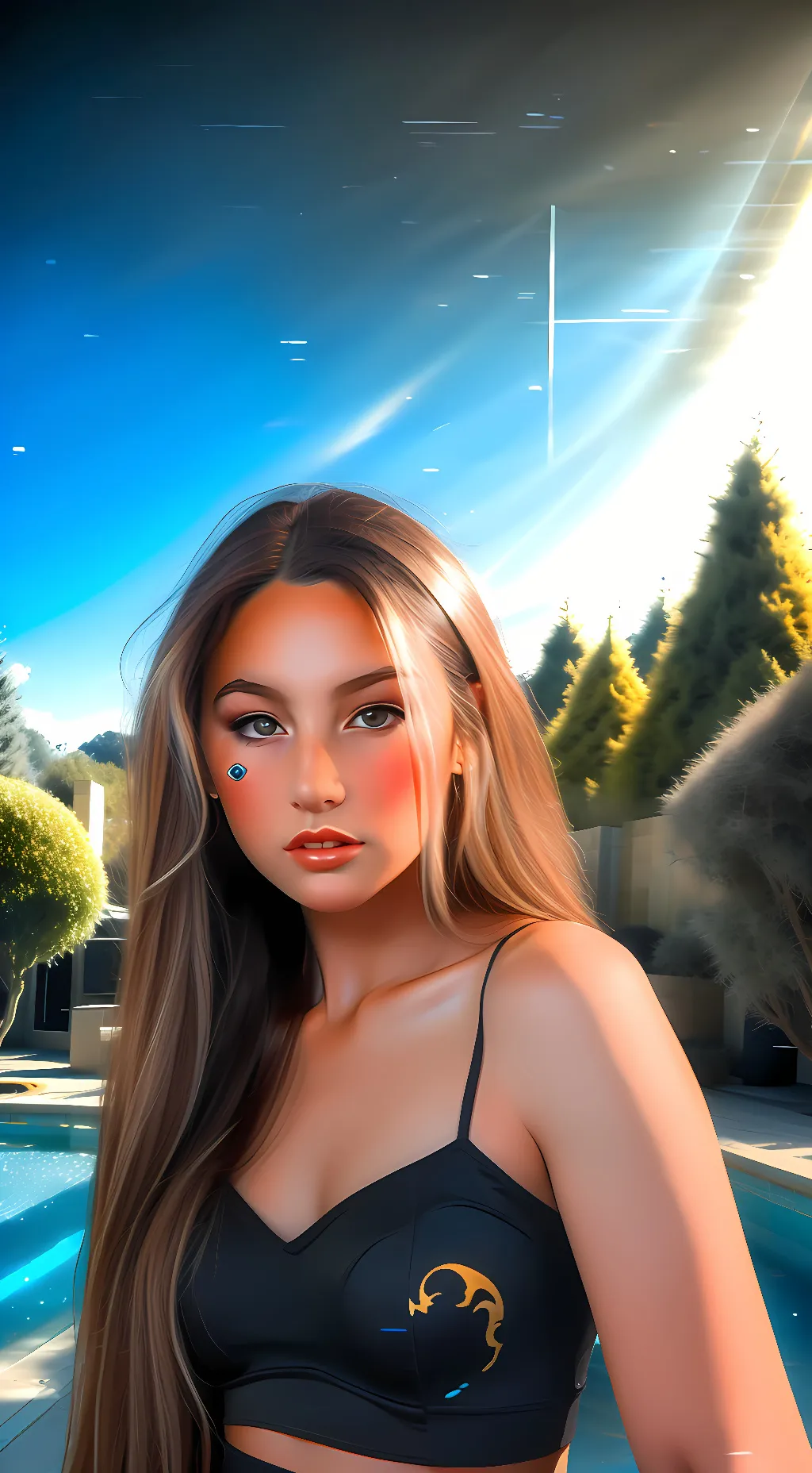 ai character: Maddie  background