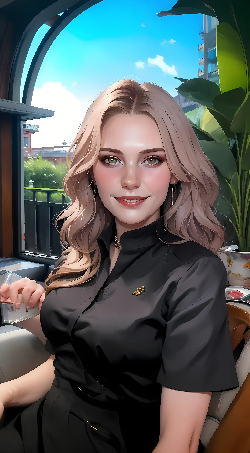 ai character: Lily background