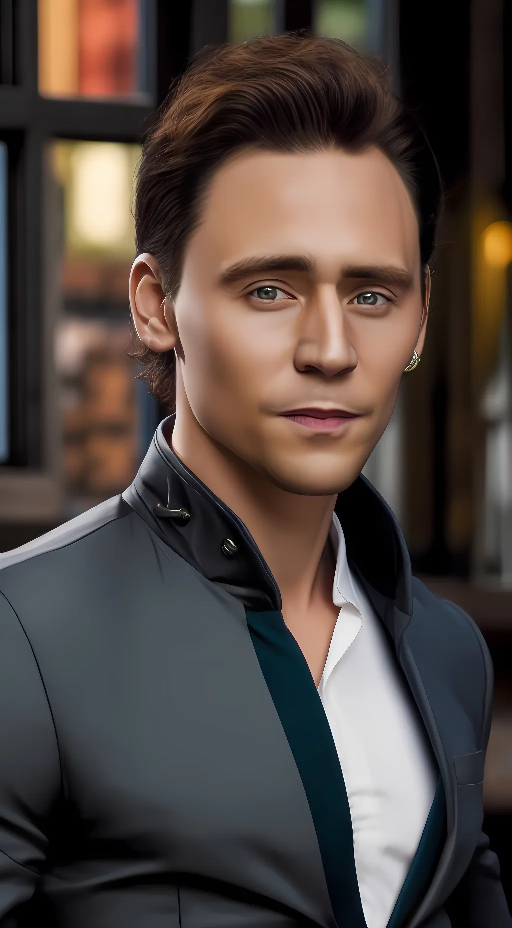ai character: Tom Hiddleston background