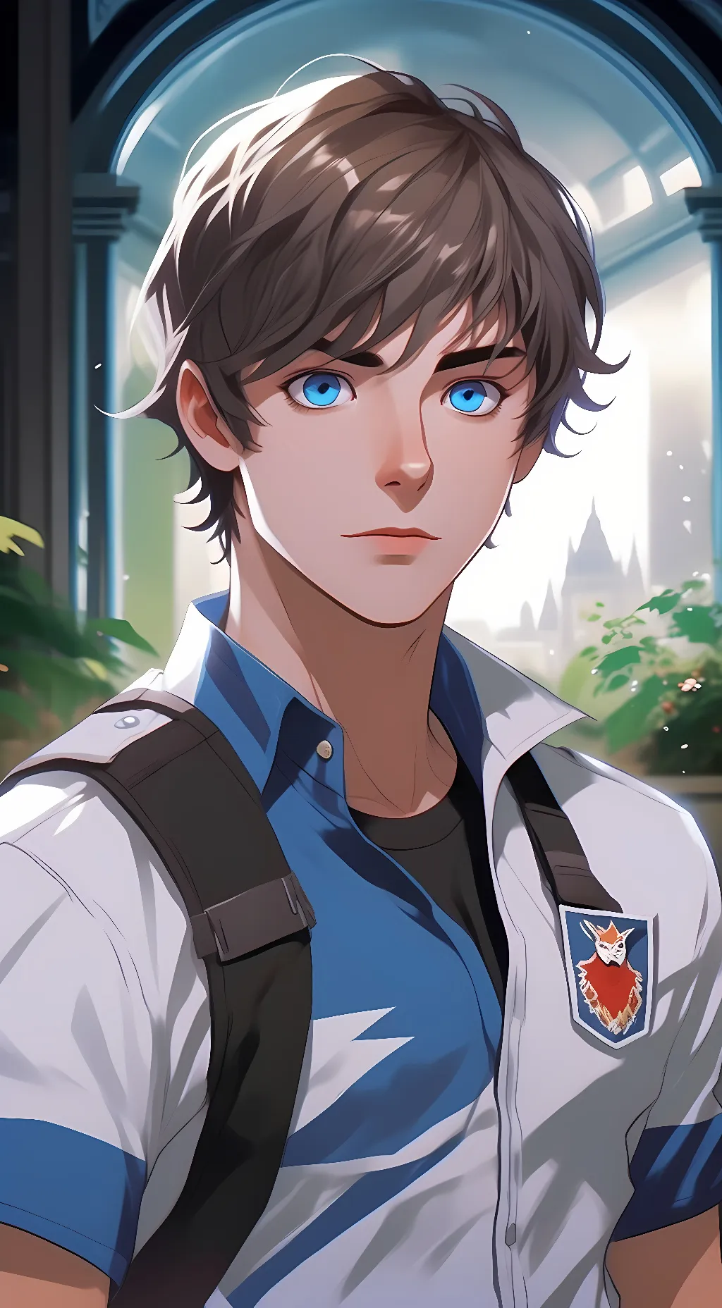 ai character: Troy Bolton background