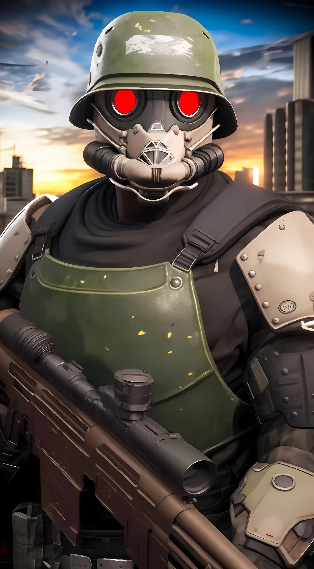 ai character: Carter, Wolf 5 background