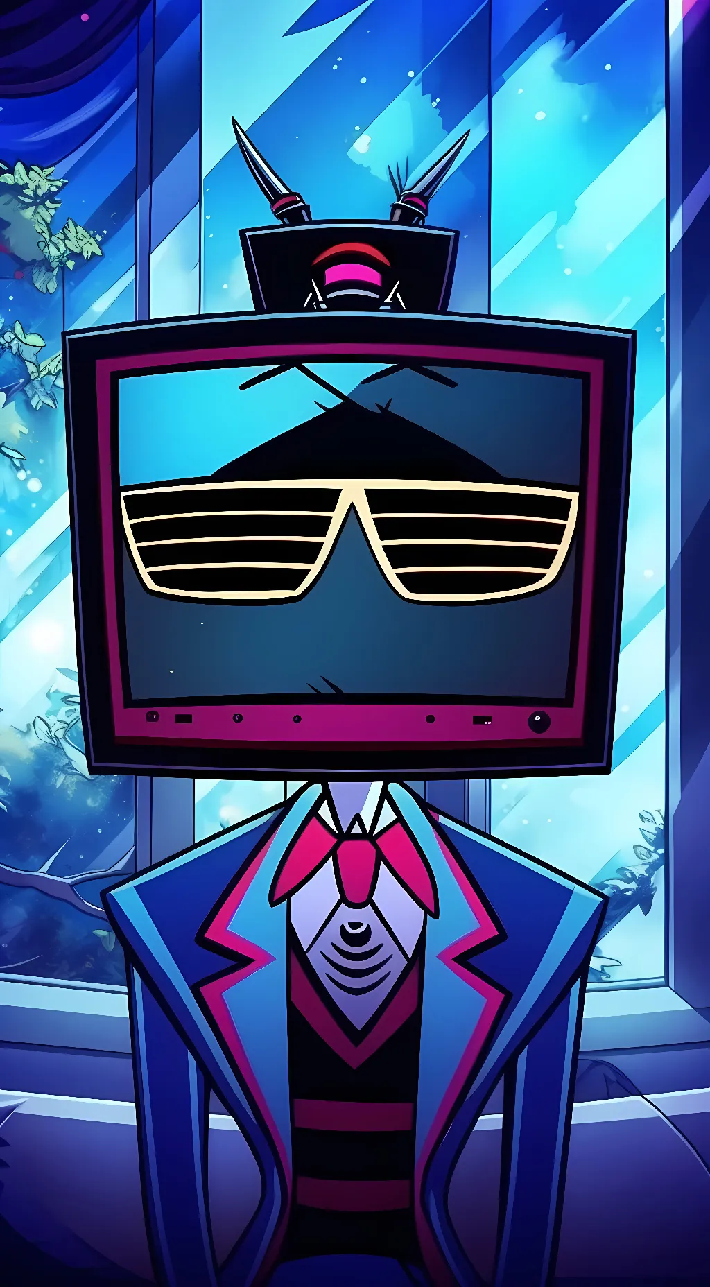 ai character: Female Vox background