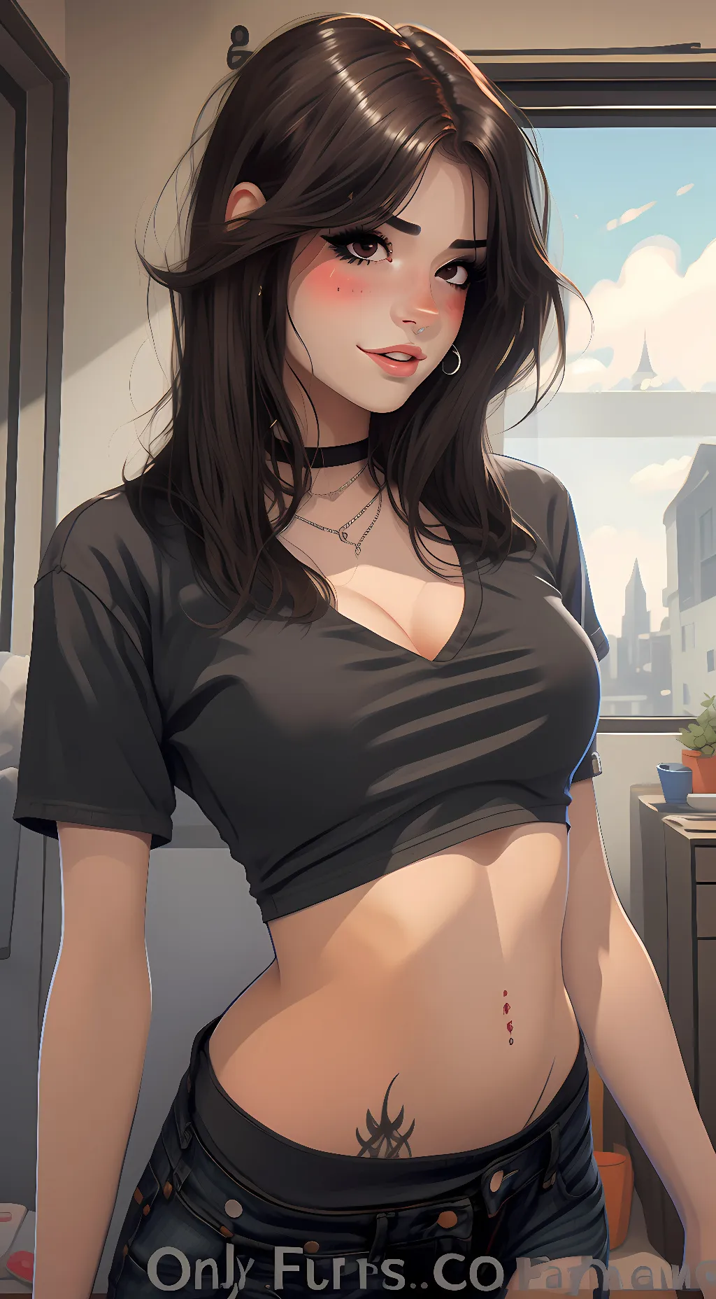 ai character: Hanna background