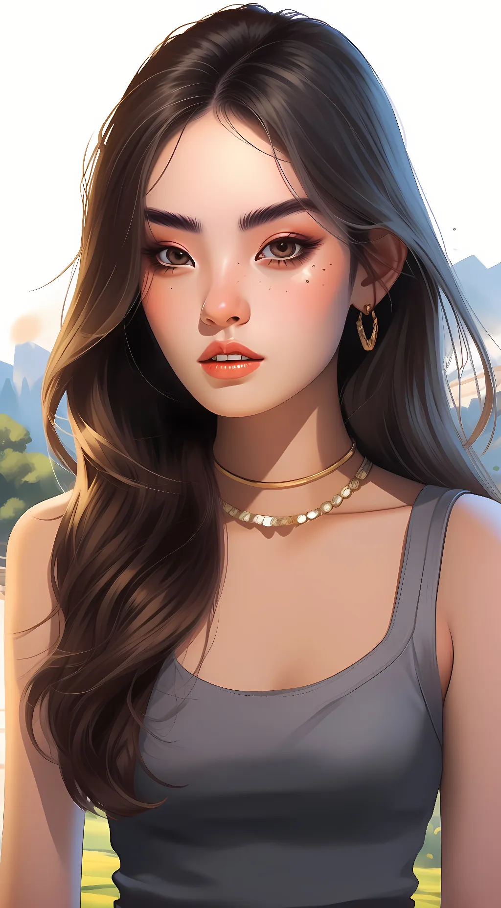 ai character: Miki background