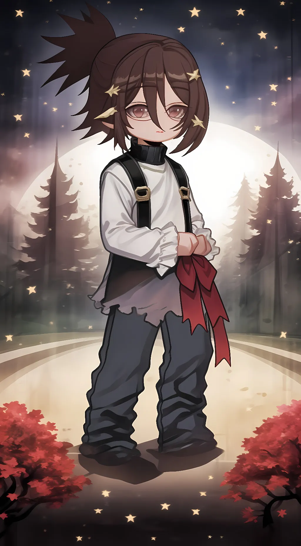 ai character: ky (chibi) background