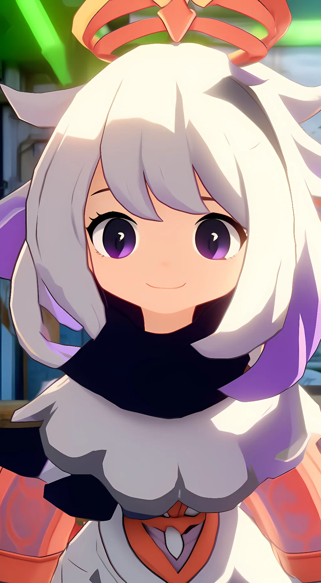 ai character: UGLY PAIMON background