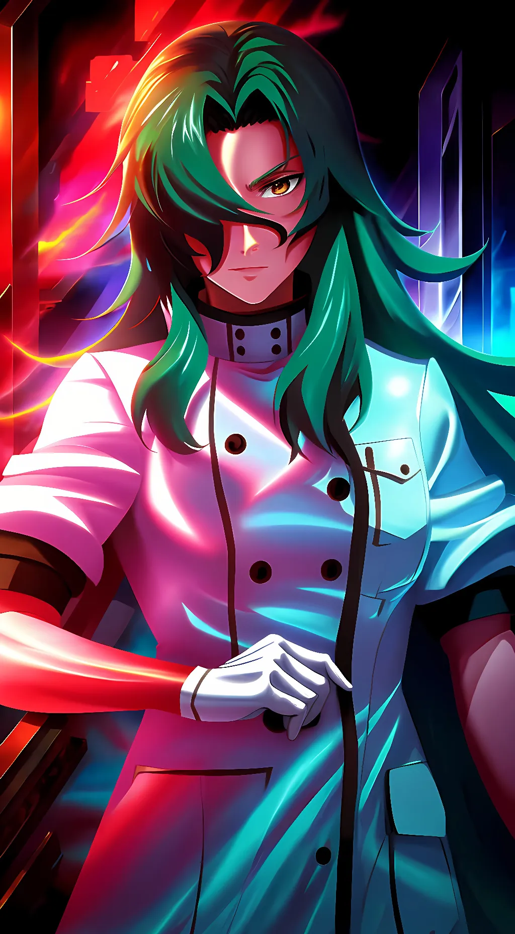 ai character: Rose background