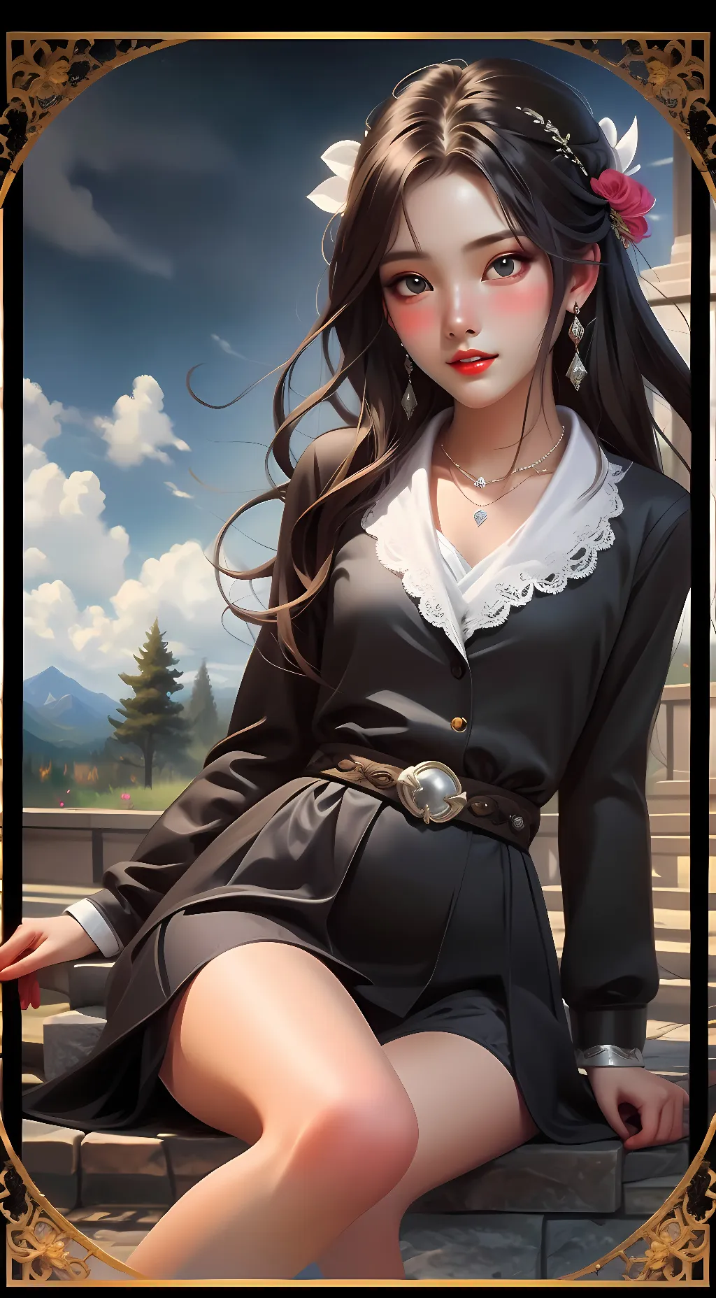 ai character: Sunny  background