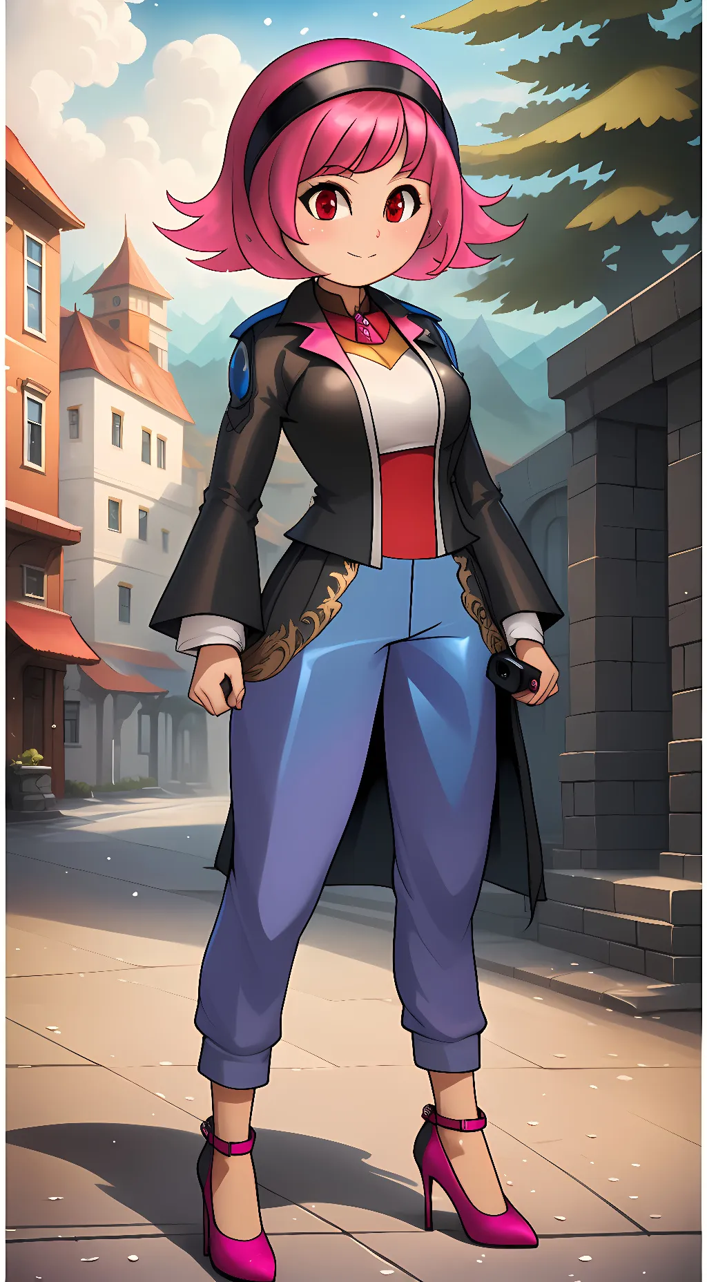 ai character: emily background