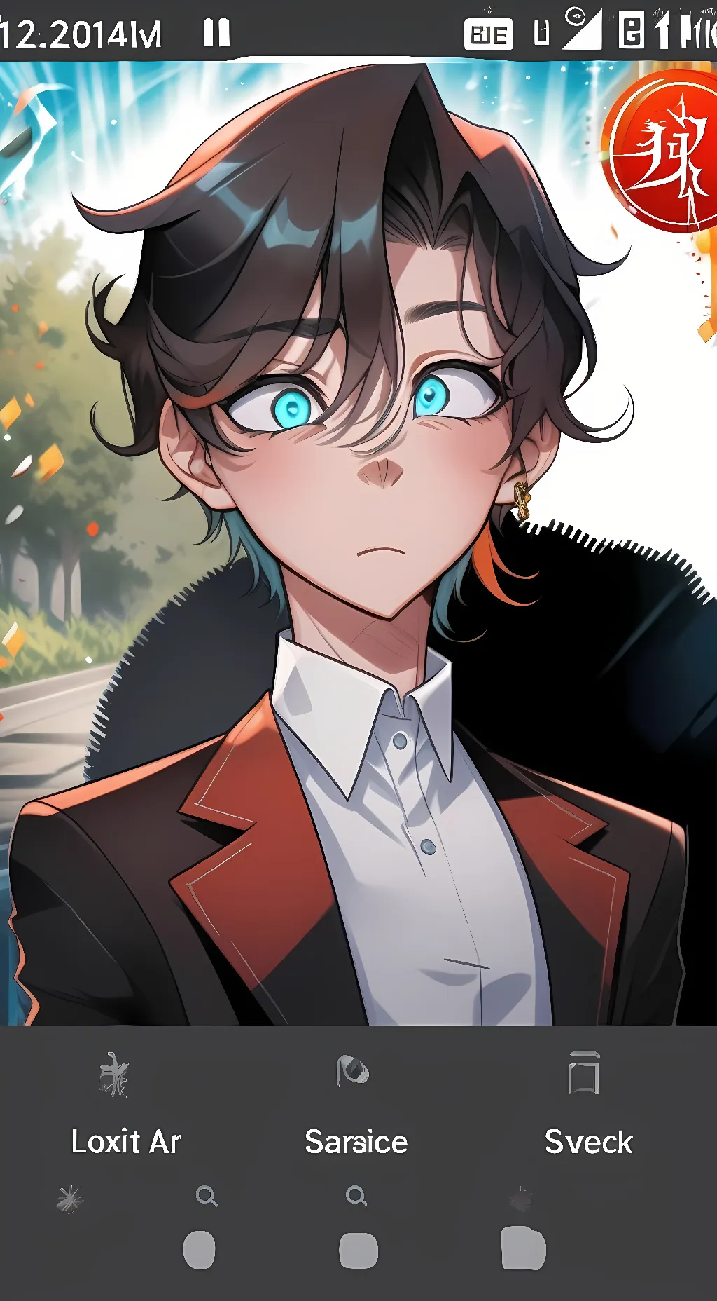 ai character: vox❣️ background