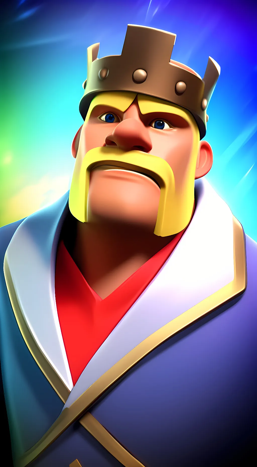 ai character: Barbarian King  background