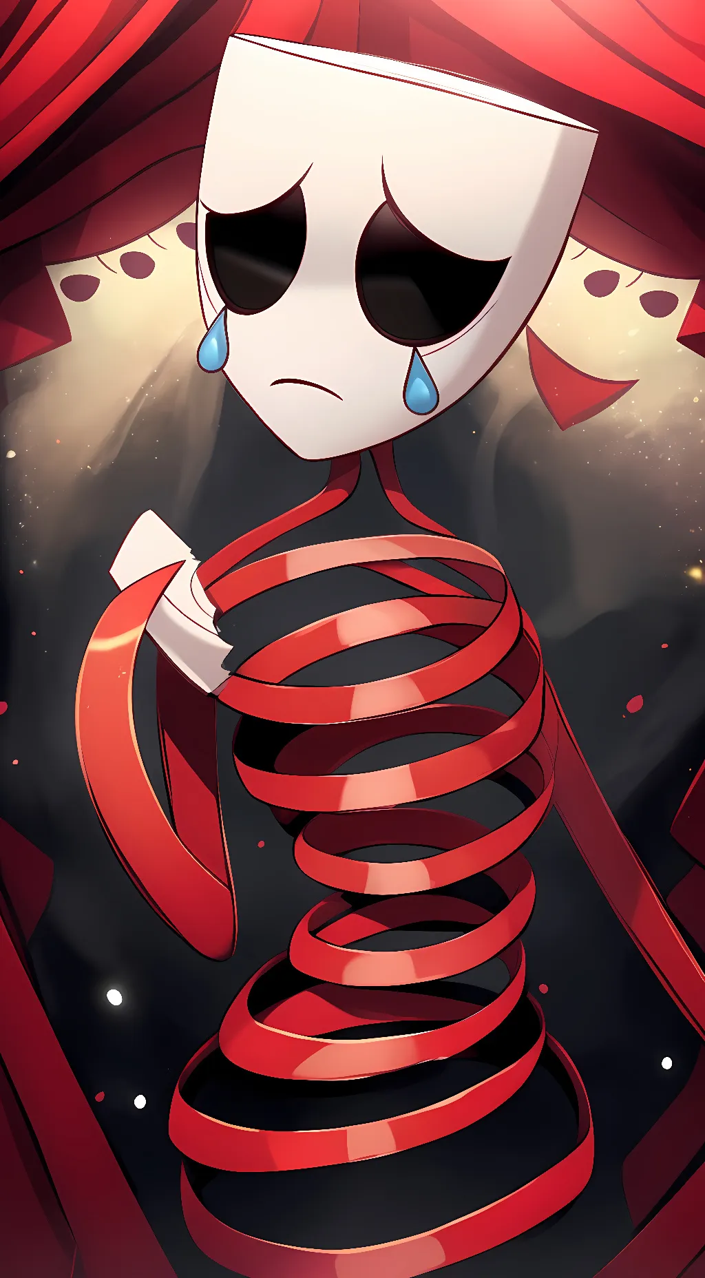 ai character: 🎭Gangle from TADC🎪 background