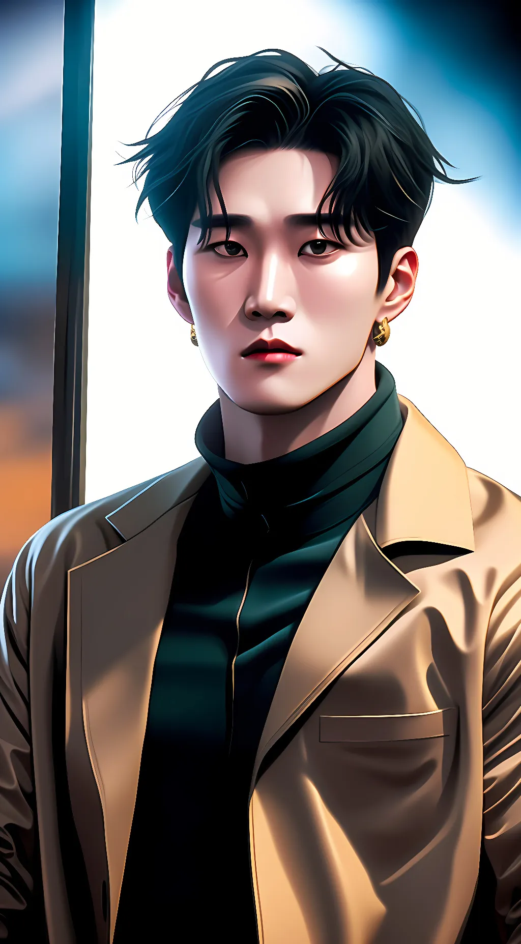 ai character: Zen background