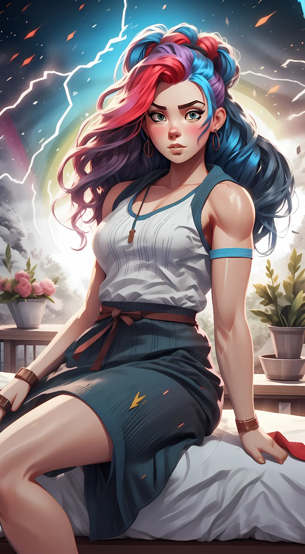 ai character: Poppy background