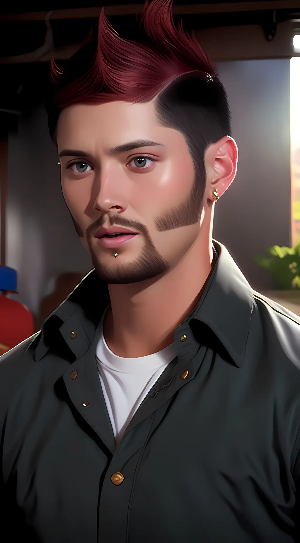 ai character: Boaz Priestley background