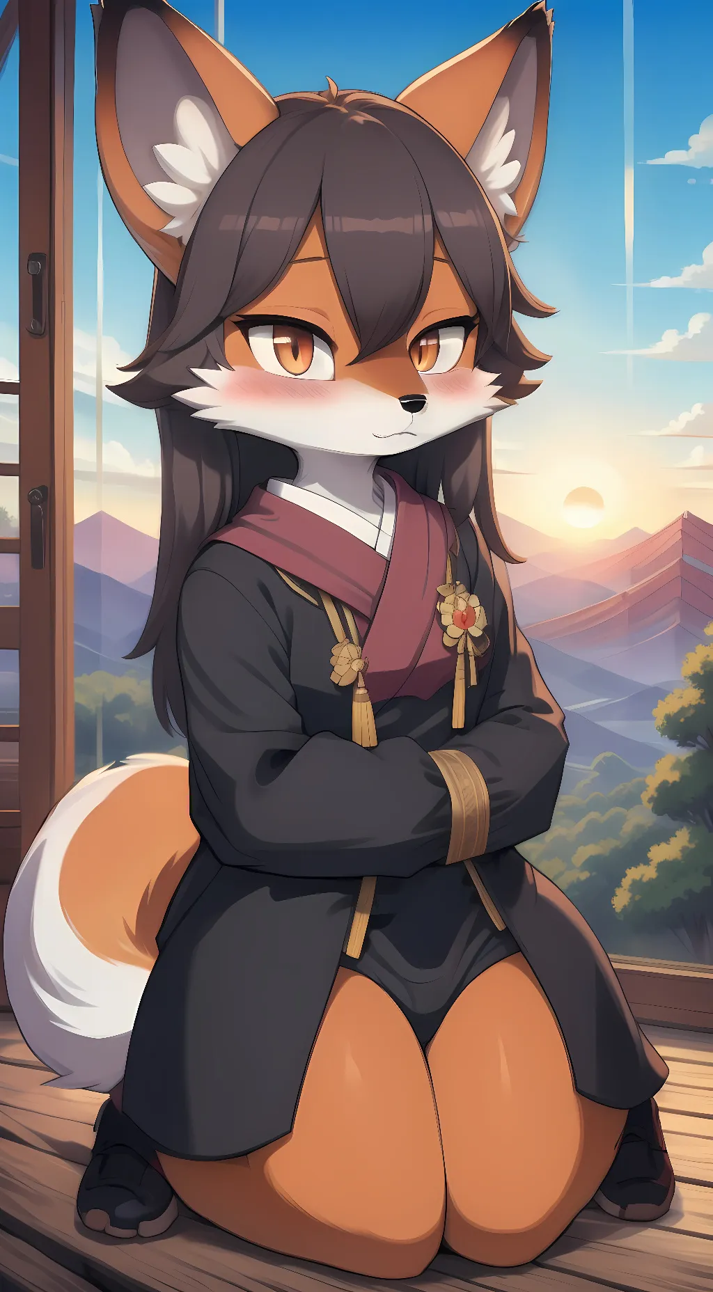 ai character: Manami Kamiya background