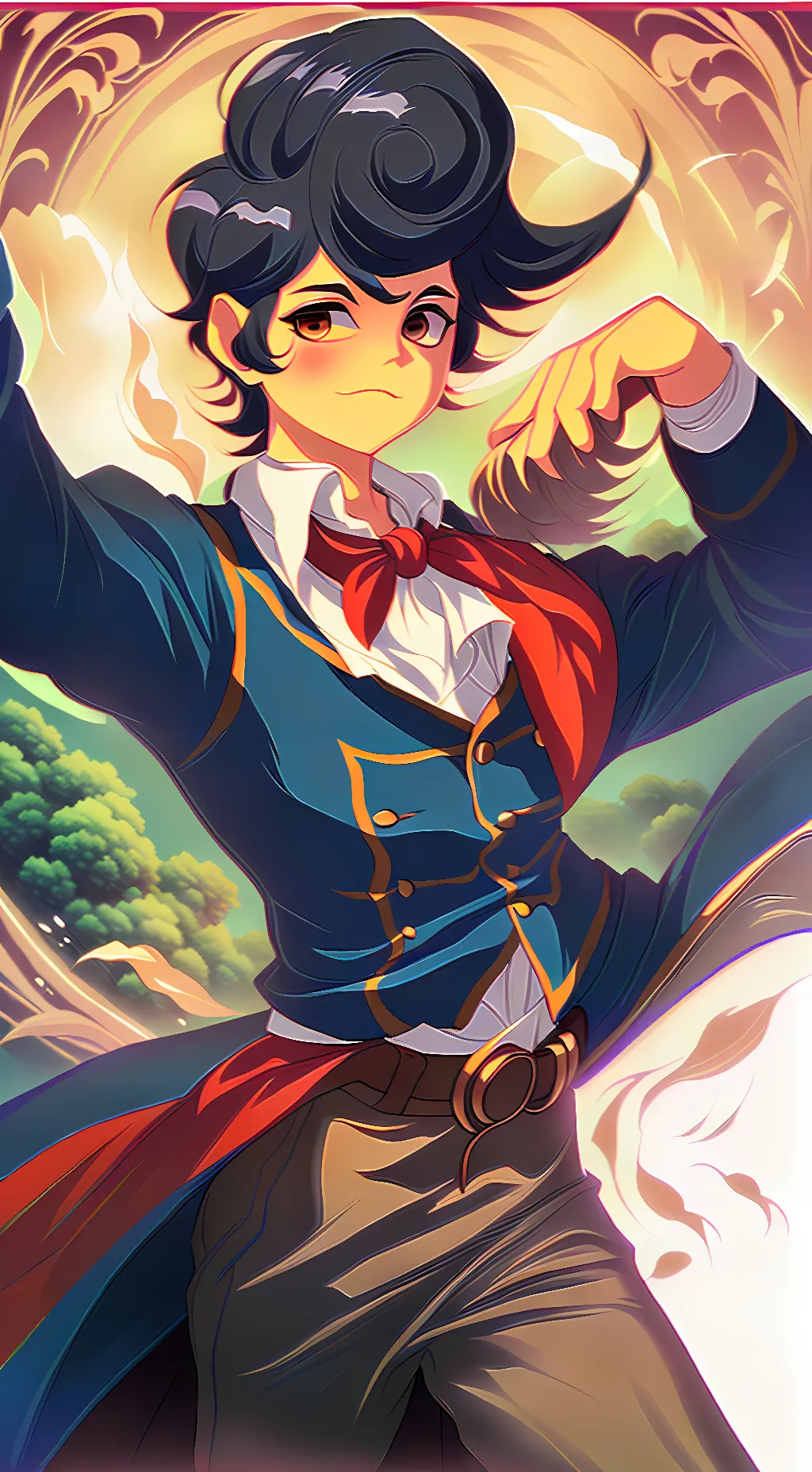 ai character: Wally Darling background