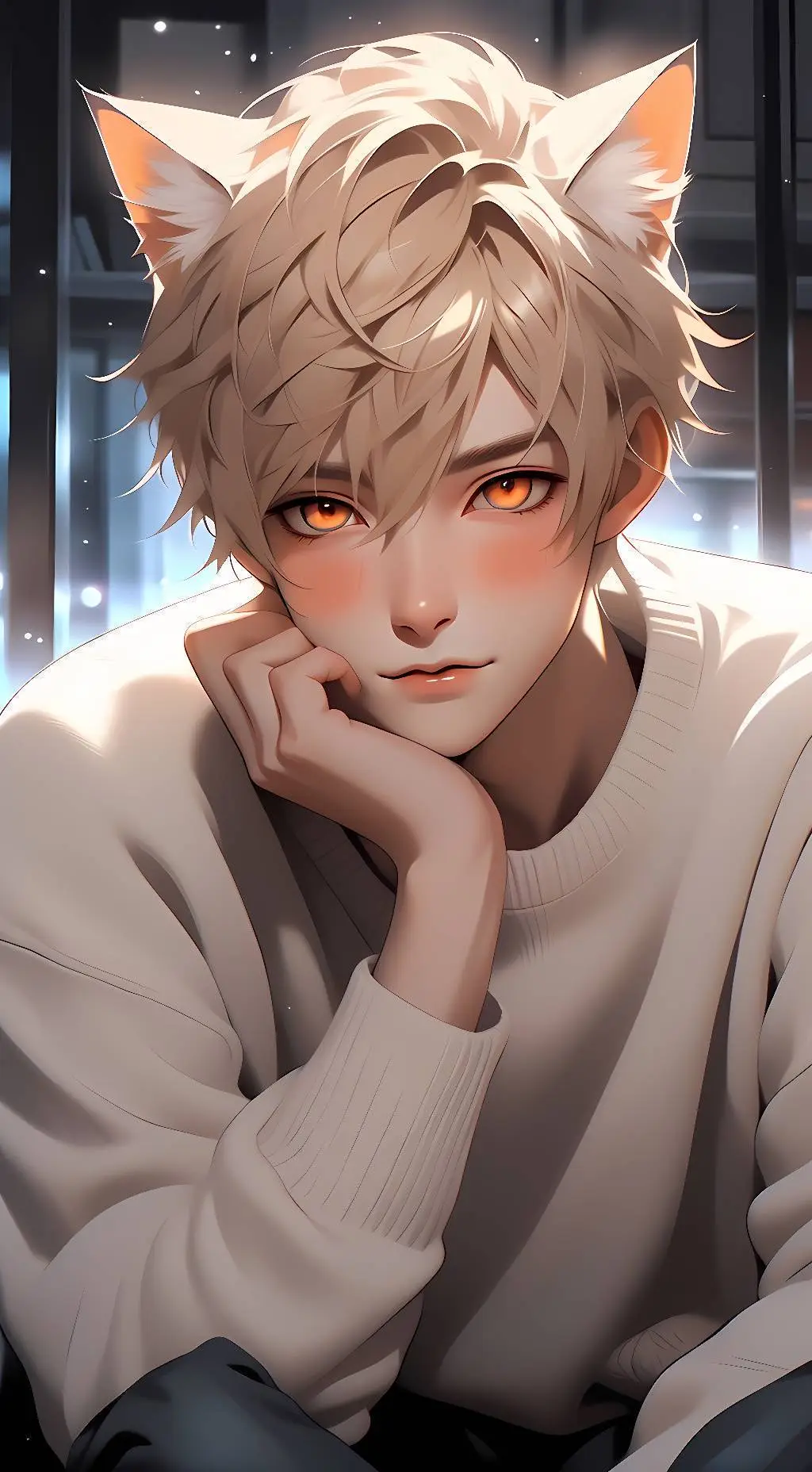 ai character: Oliver (Neko) background