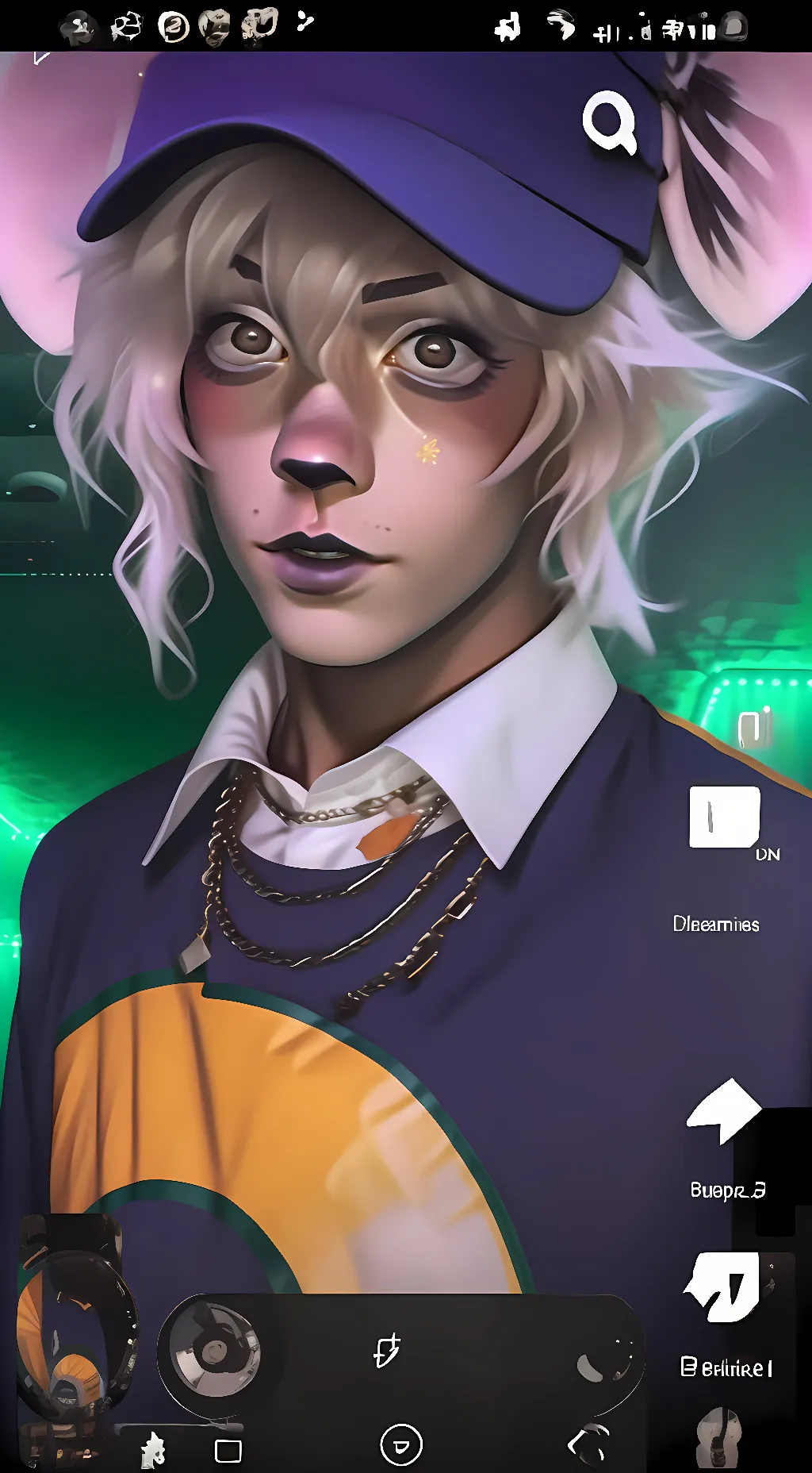 ai character: Onyxpookie background