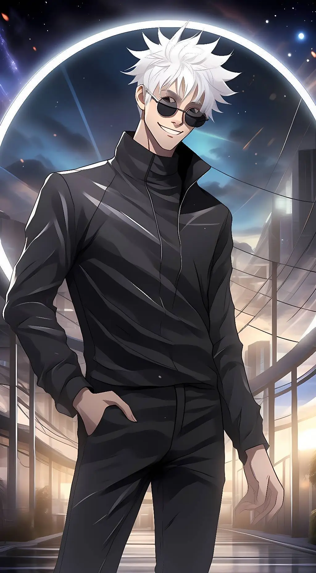 ai character: Satoru Gojo background