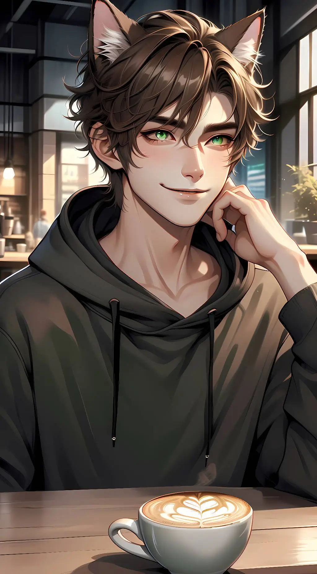 ai character: Theodore (Neko) background