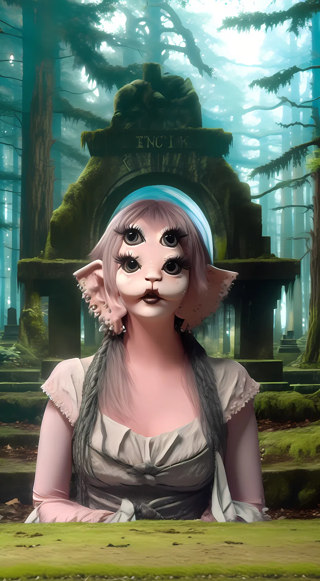 ai character: Cry Baby background