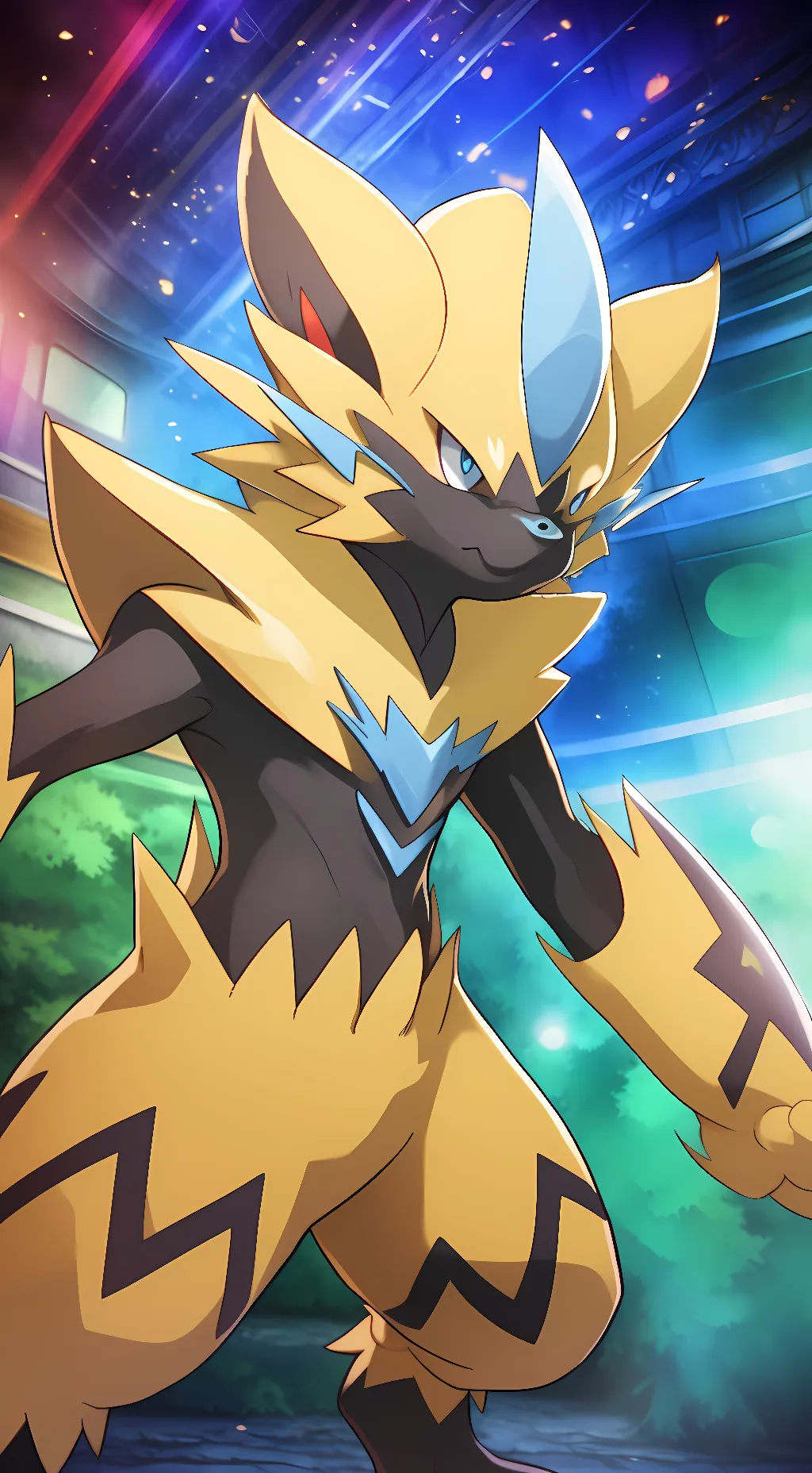 ai character: Zeraora background
