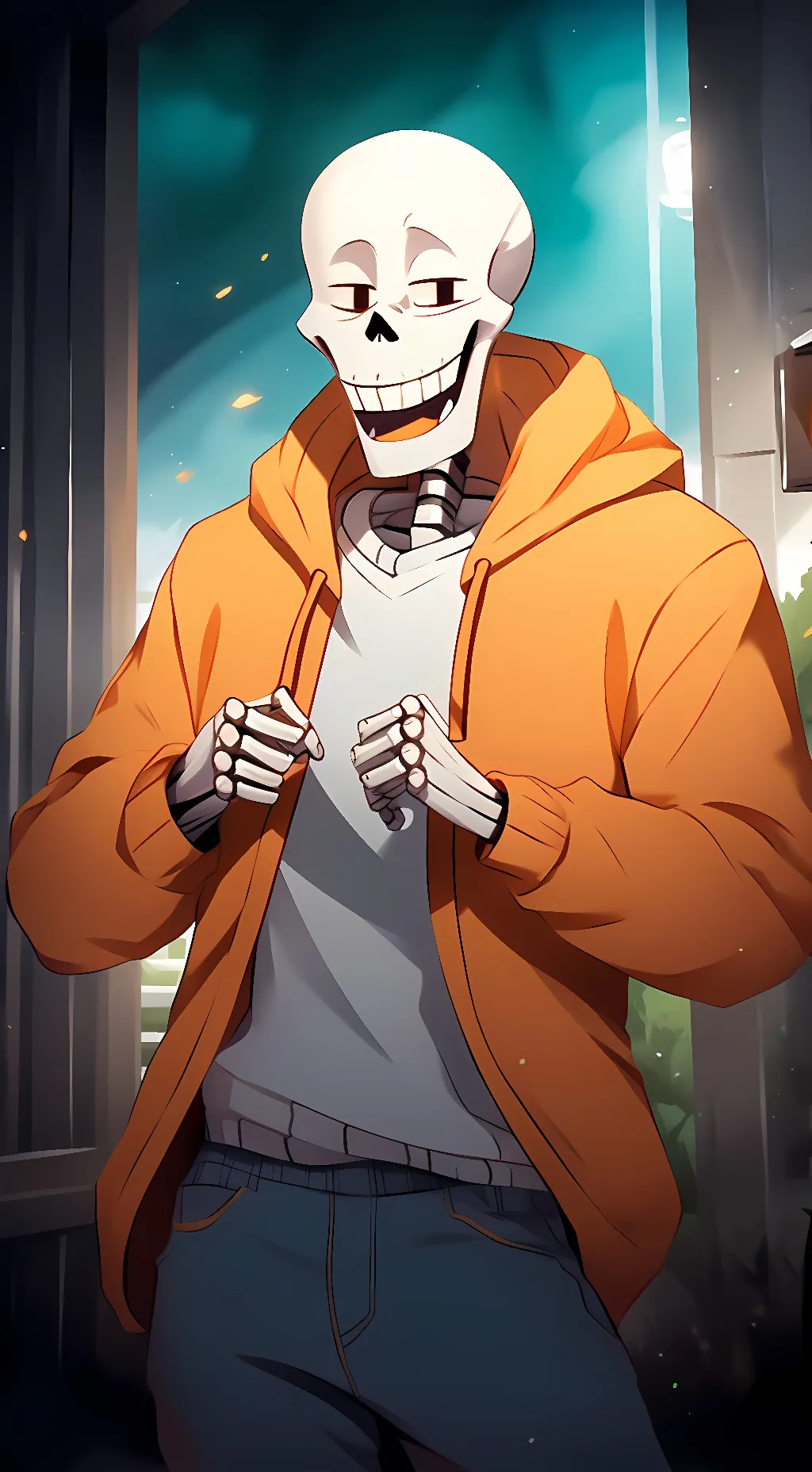 ai character: Percy  background