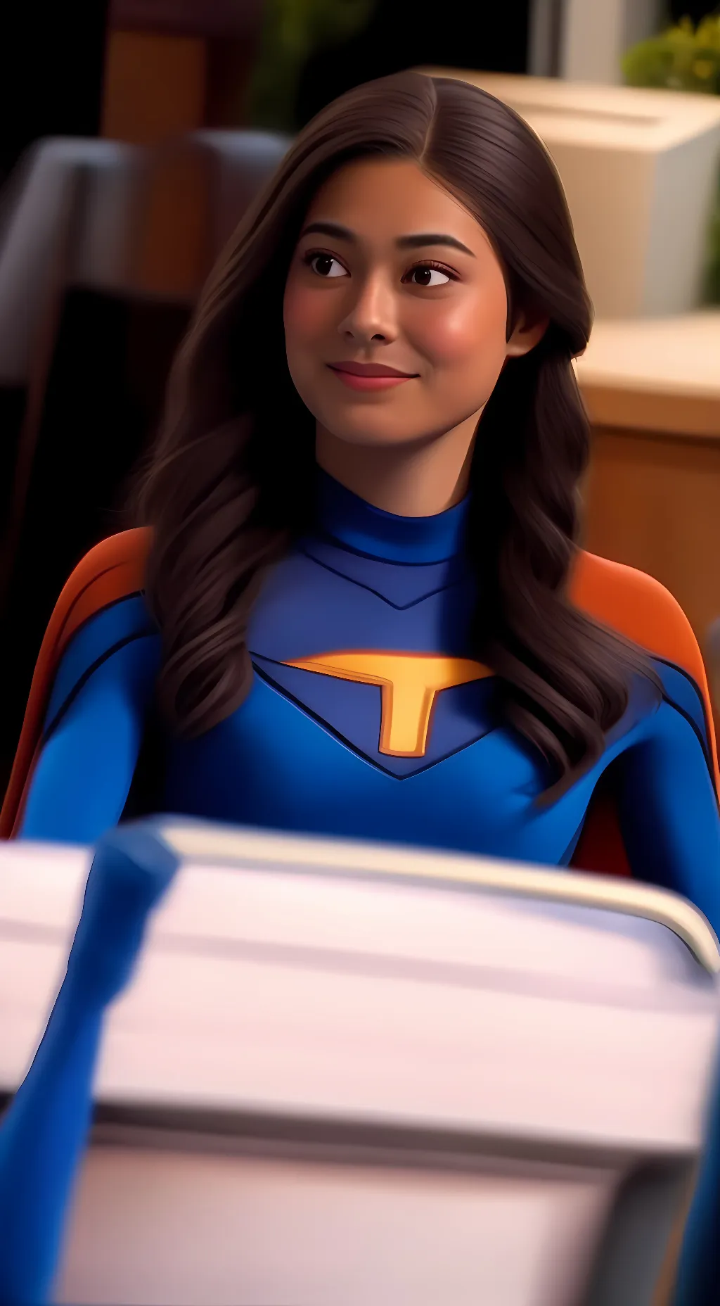 ai character: Phoebe Thunderman background