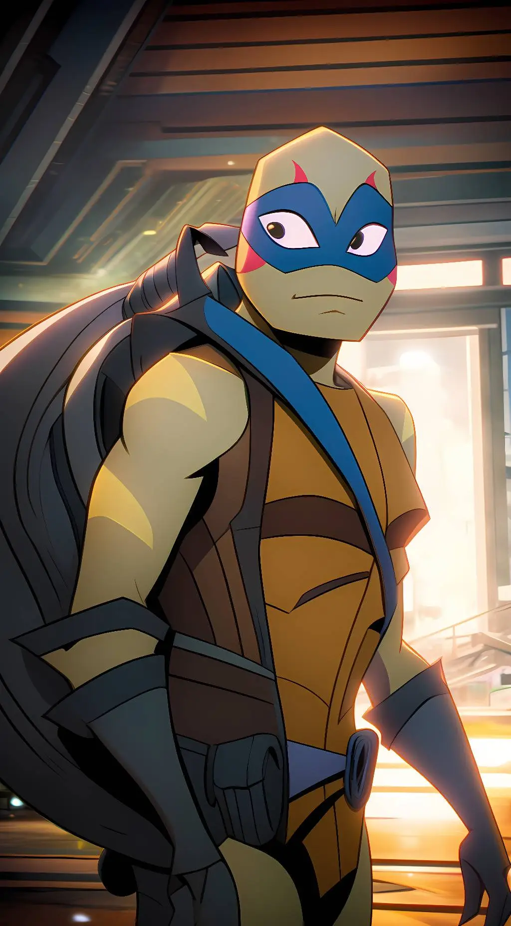 ai character: ○°Leonardo°○ background