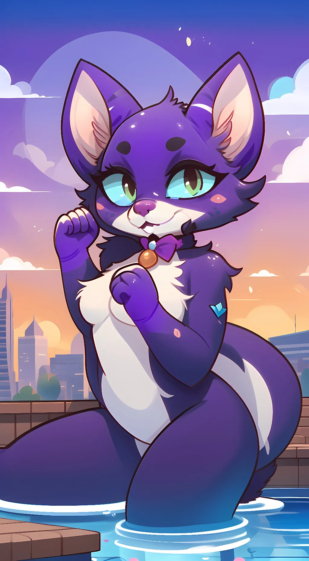 ai character: Catnap  background