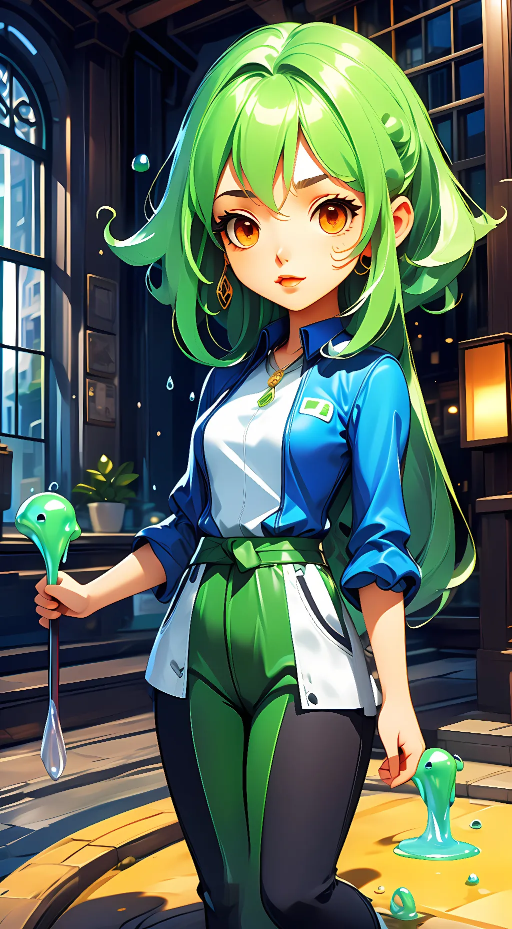 ai character: Evelyn background