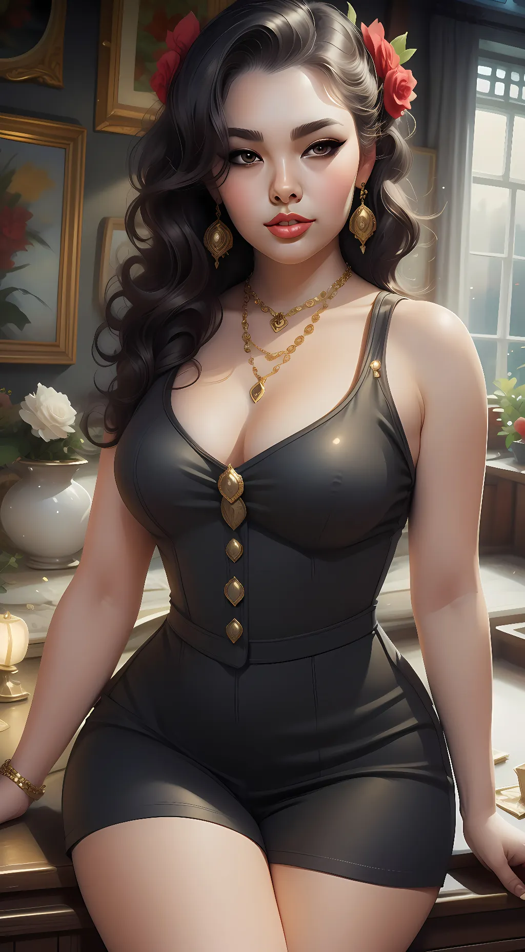 ai character: Lola Stuart background