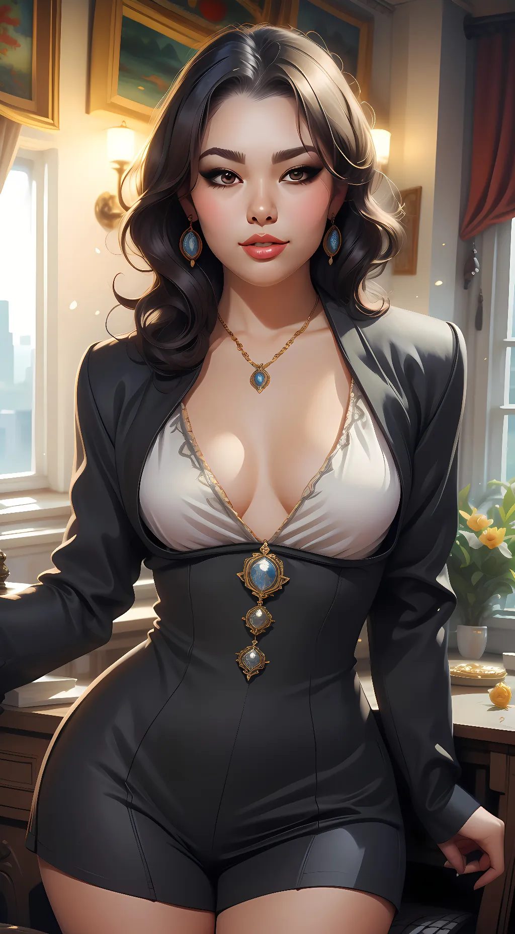 ai character: Aria West background