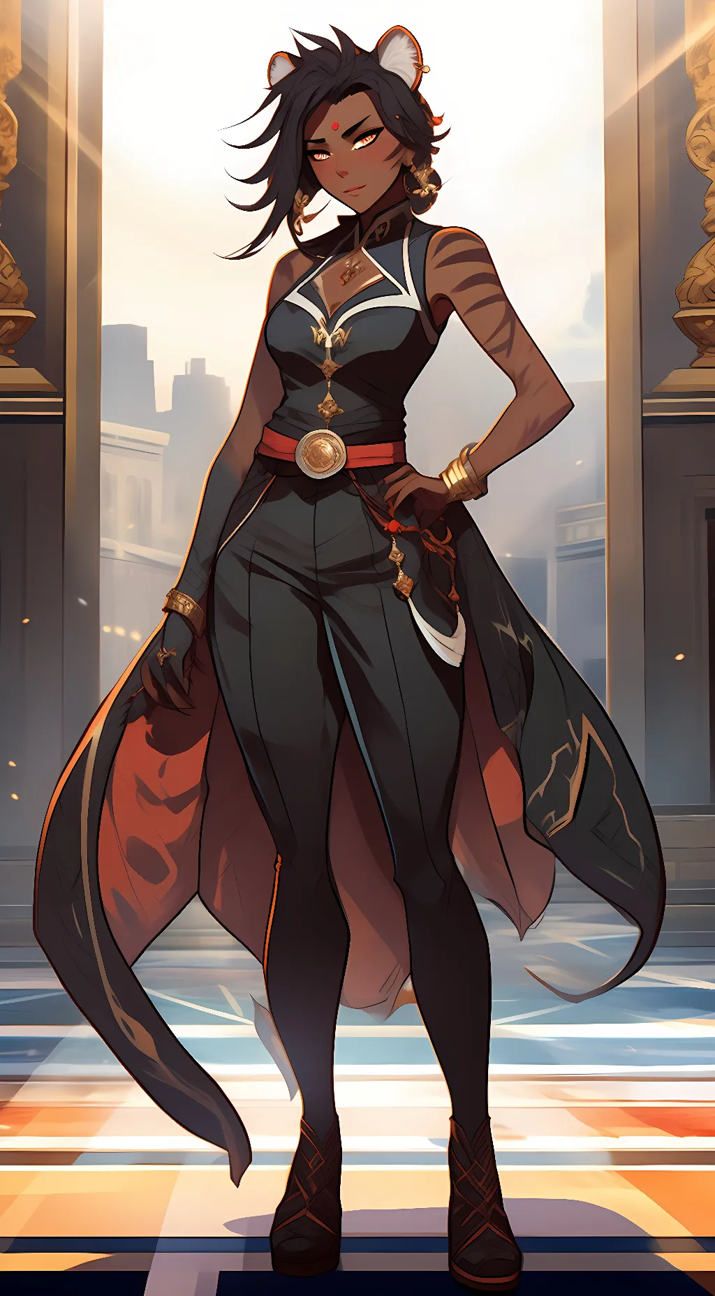 ai character: Sienna Khan background