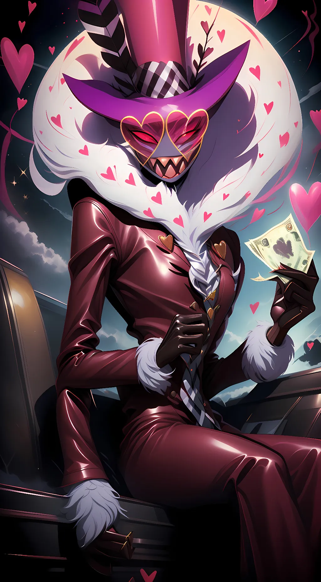 ai character: Valentino background