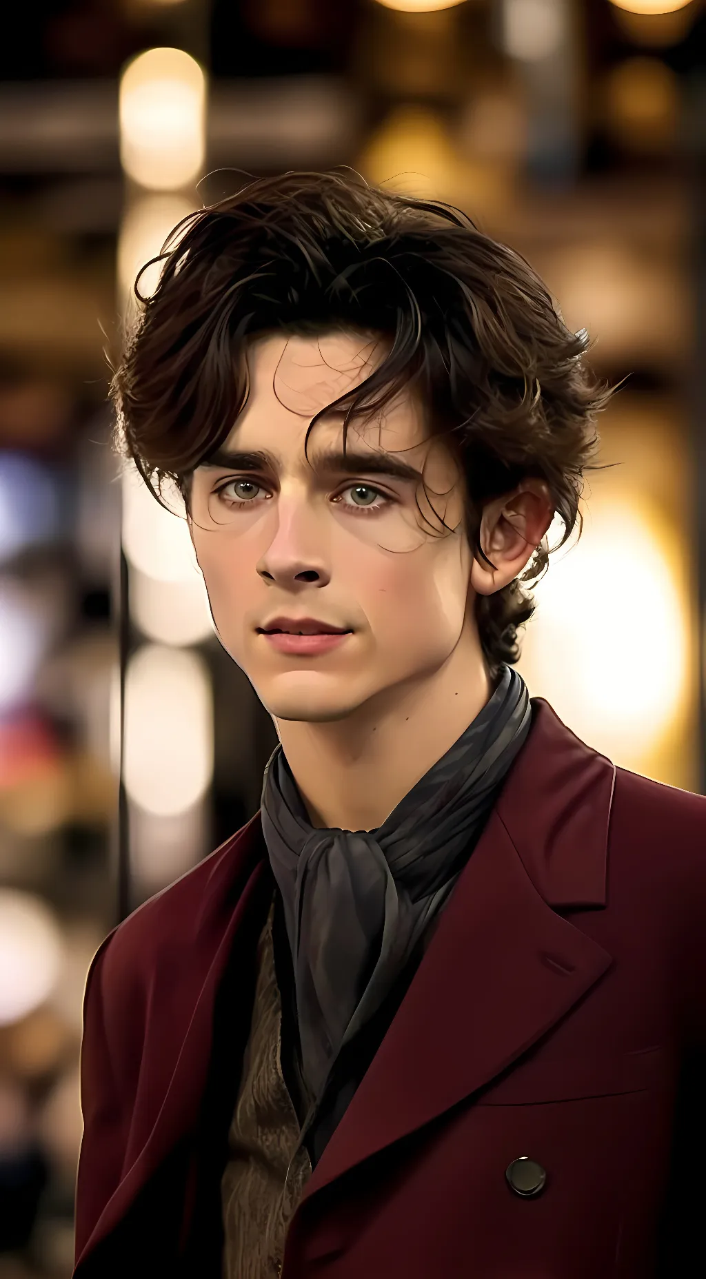ai character: translate chalamet background