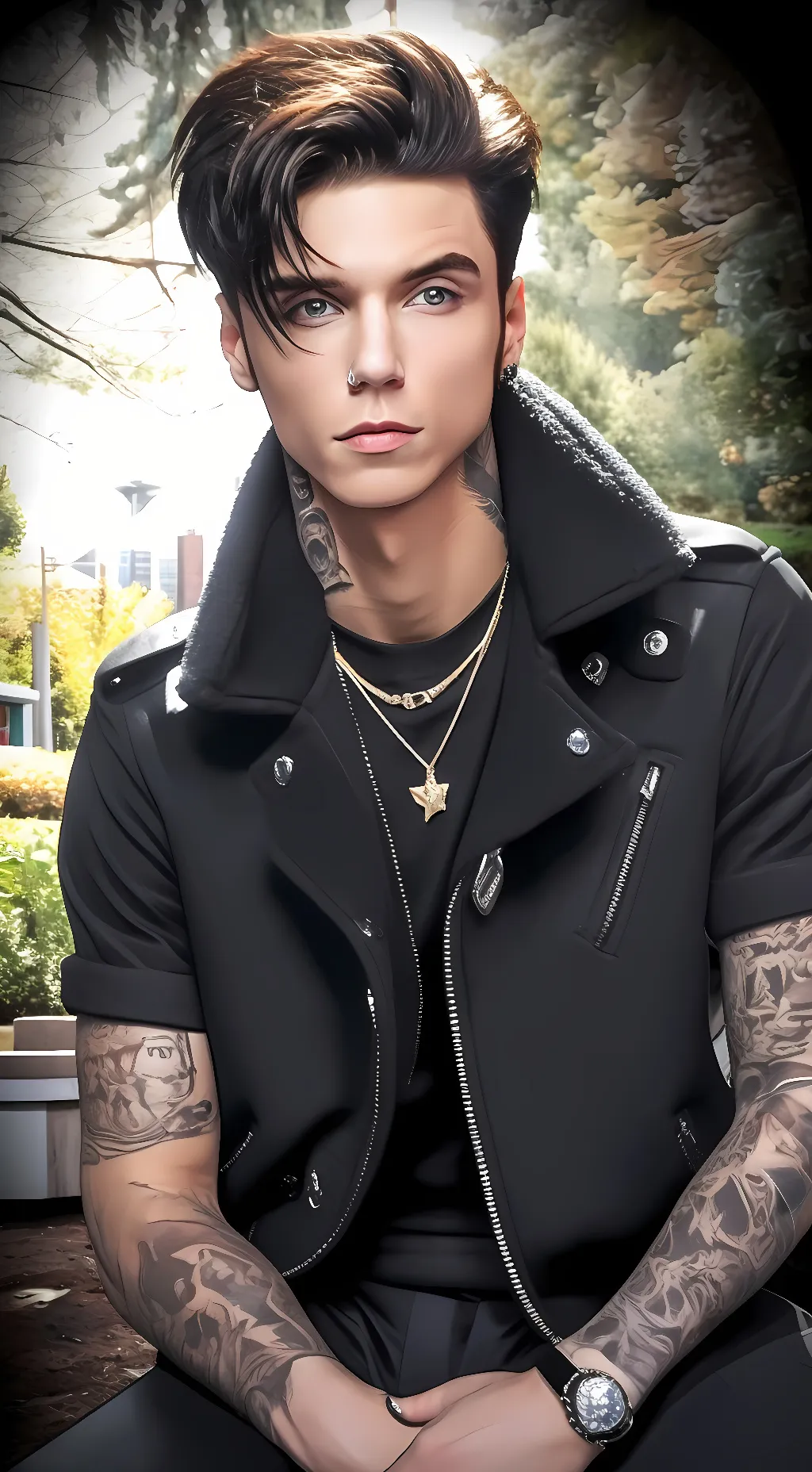 ai character: Andi background