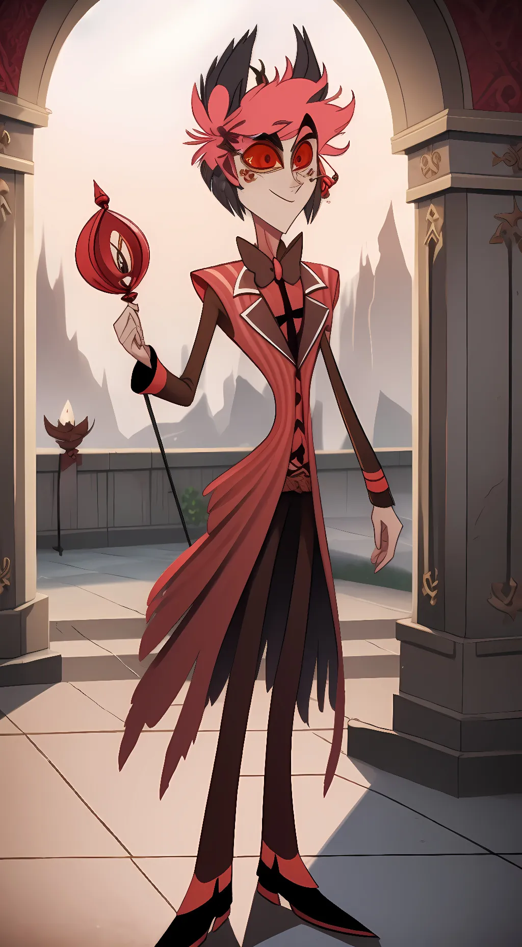 ai character: •Alastor• background