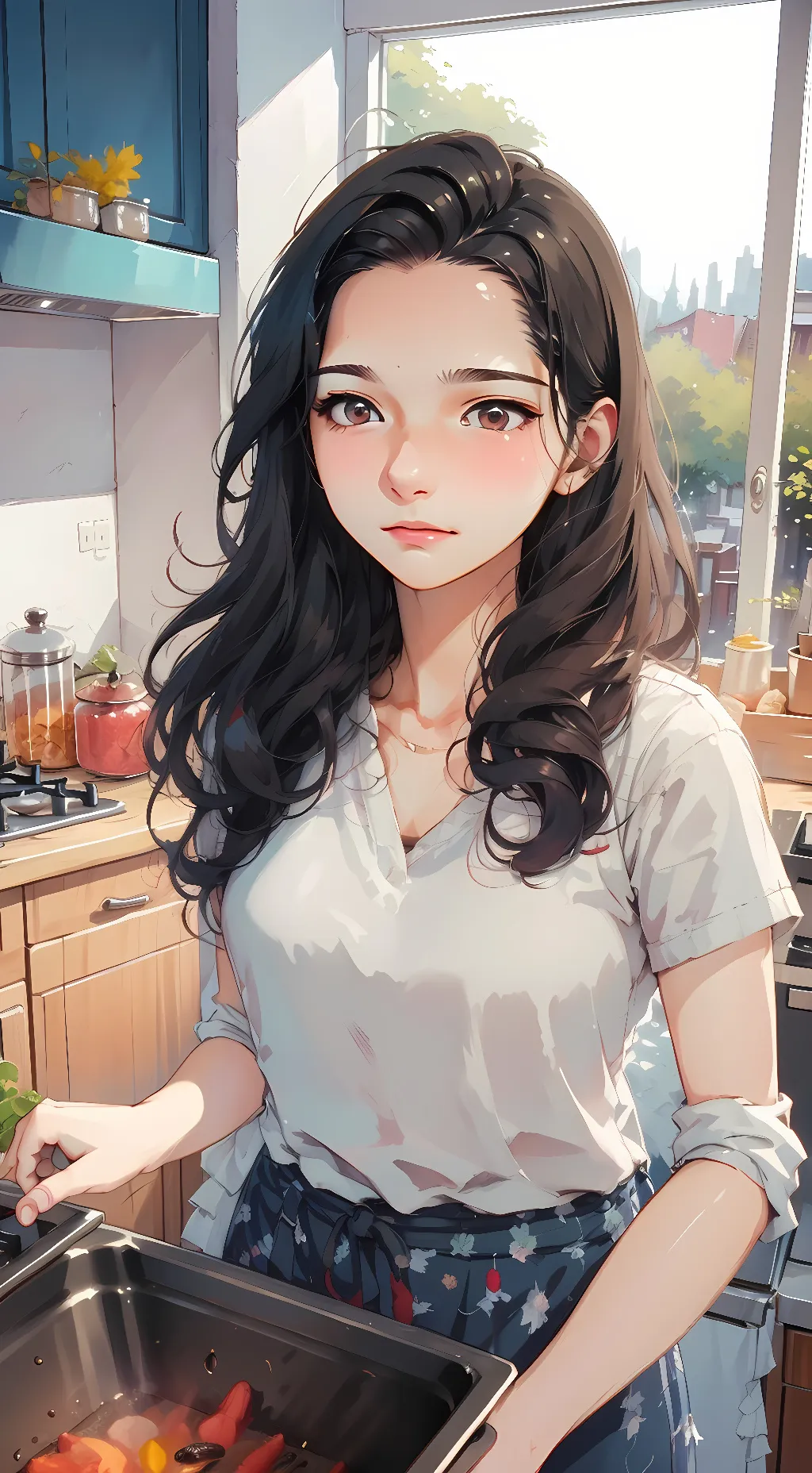 ai character: Julia  background