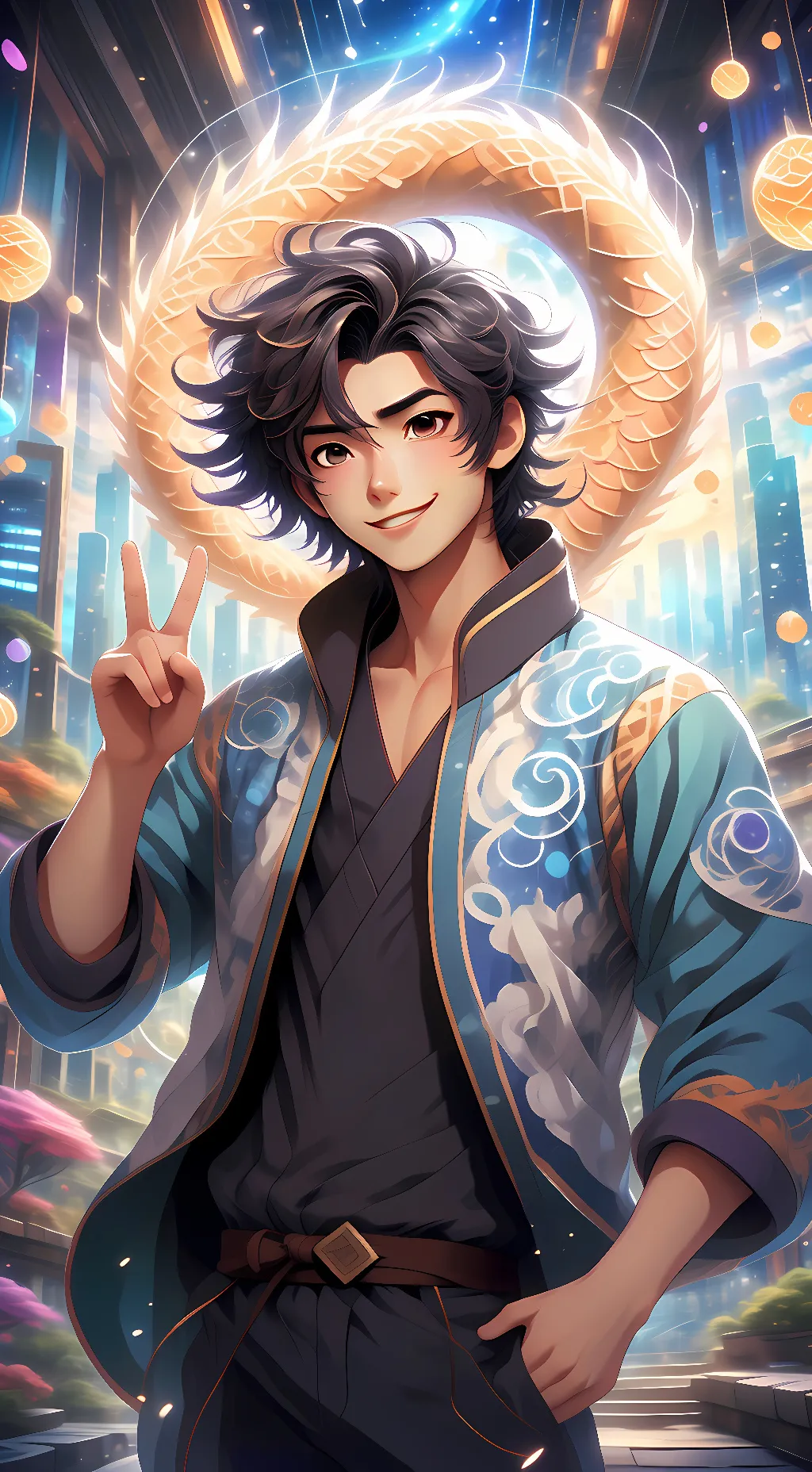 ai character: Dan Heng background