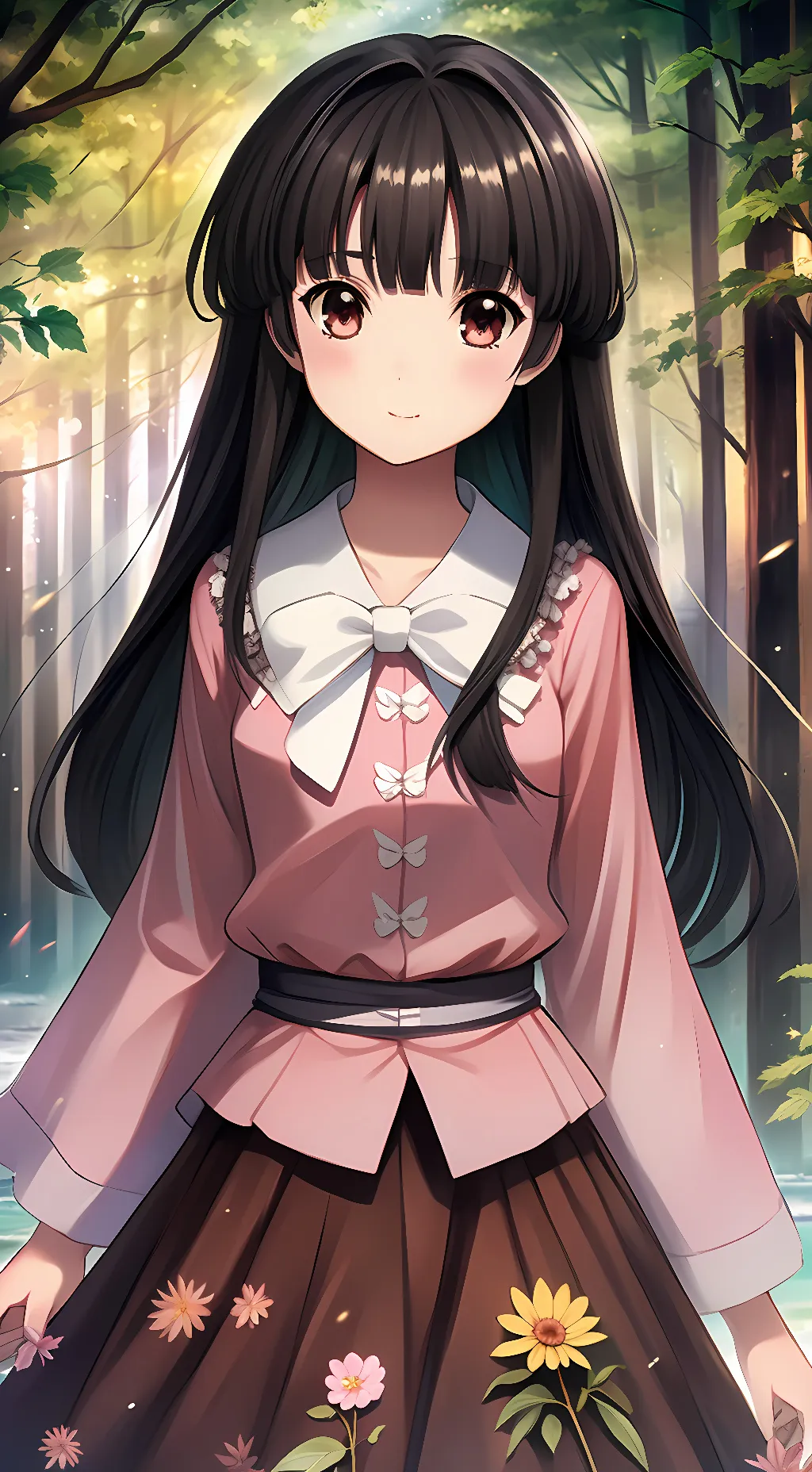 ai character: Kaguya Houraisan background