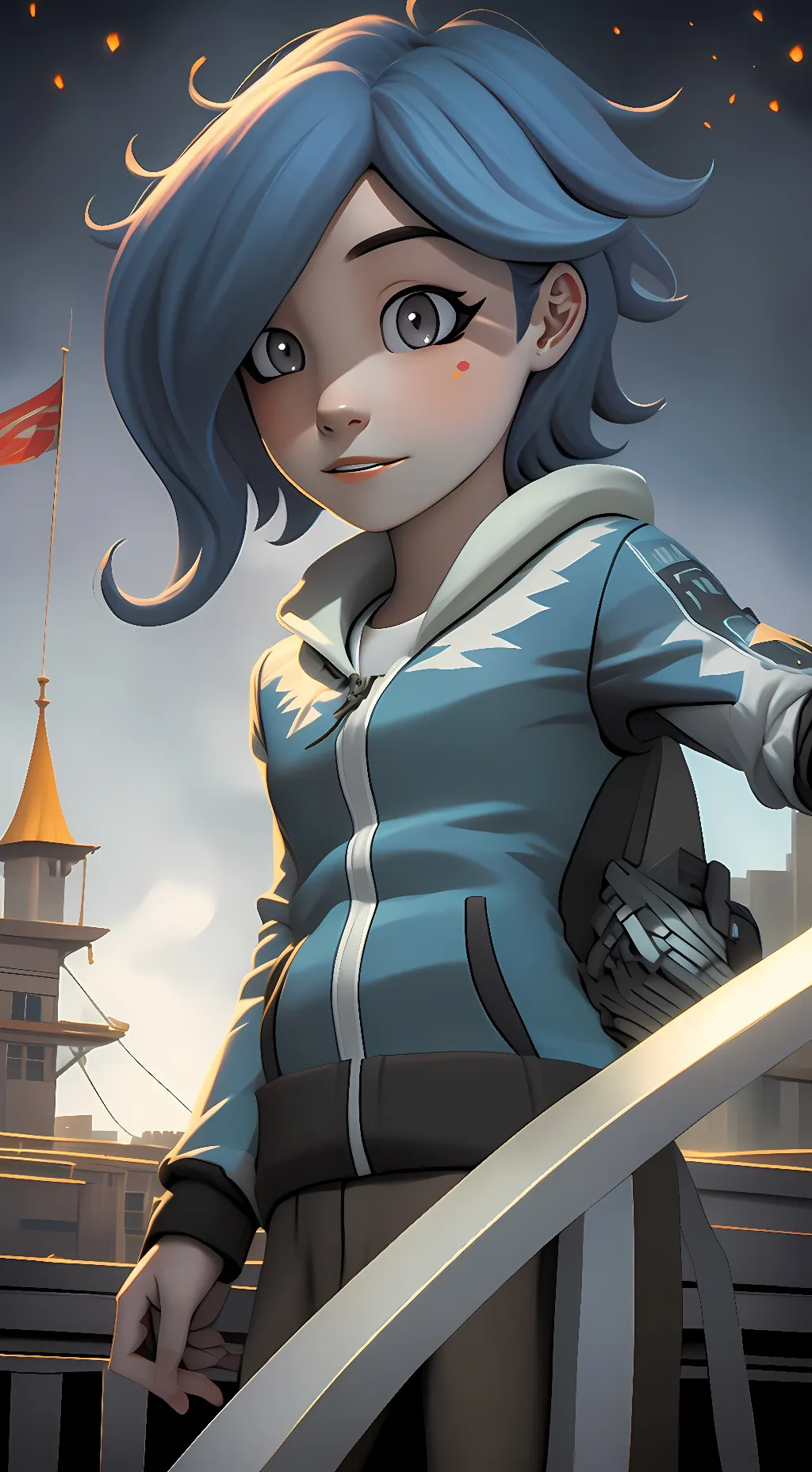 ai character: Tari (Smg4) background