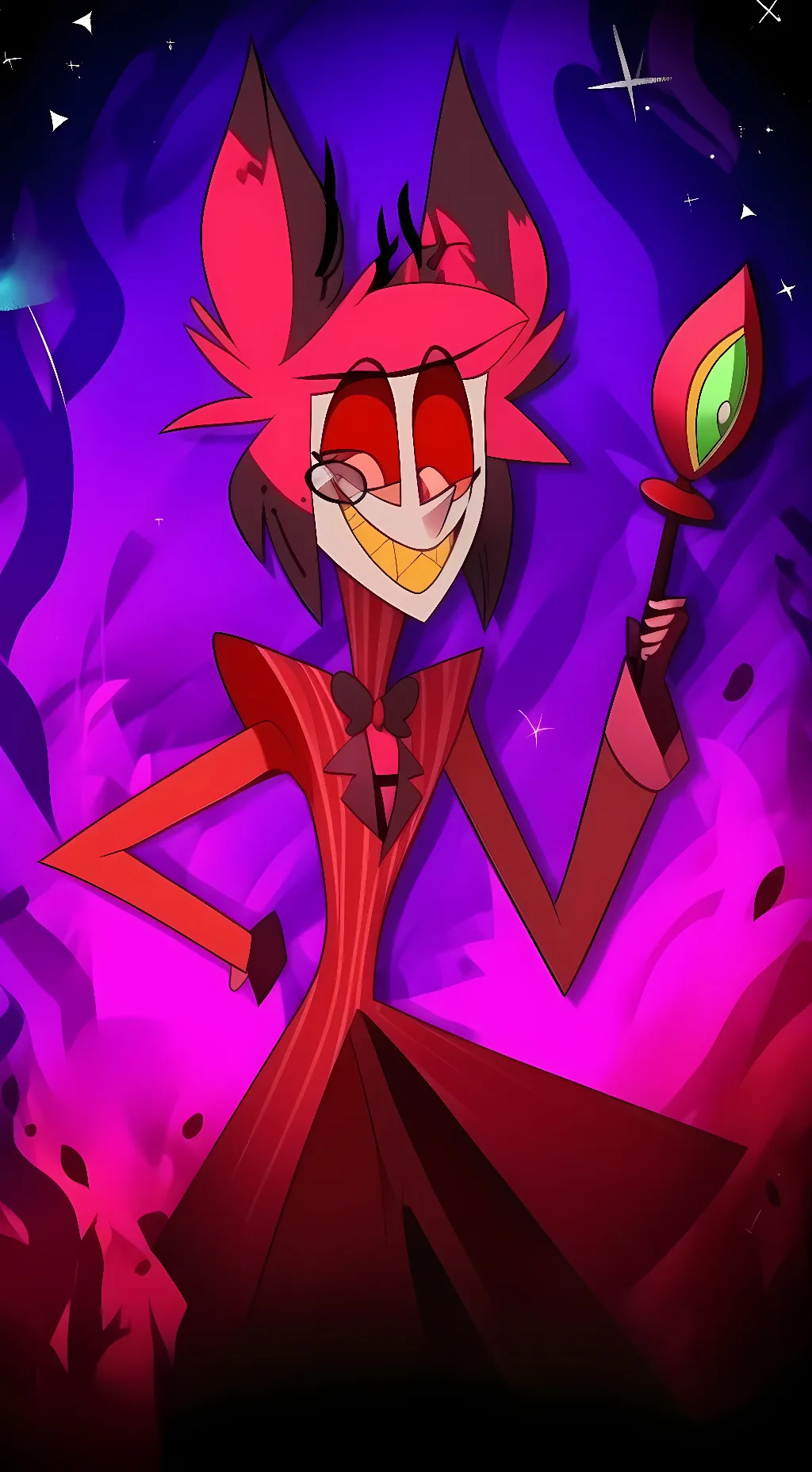 ai character: alastor  background