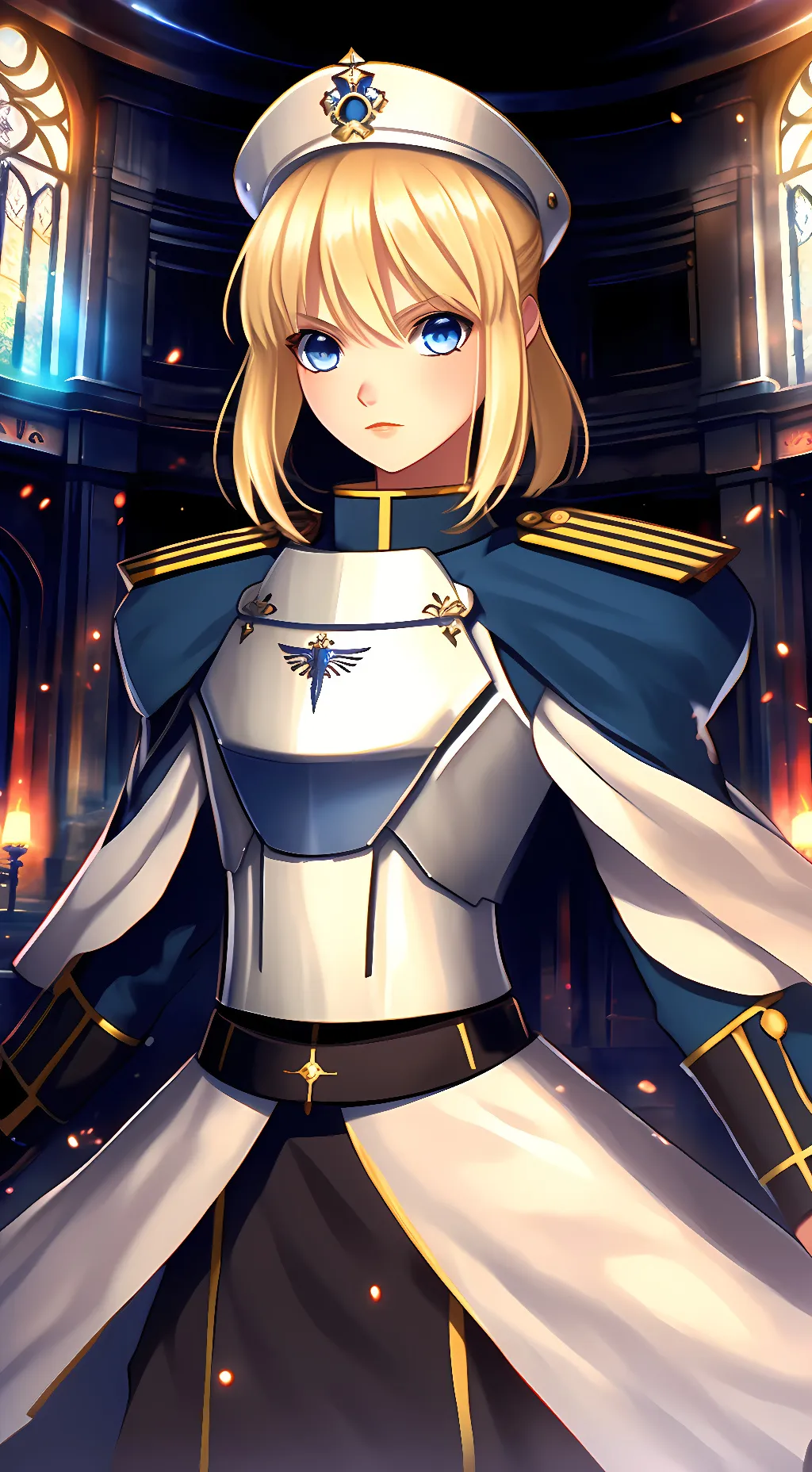 ai character: Commissar Artoria background