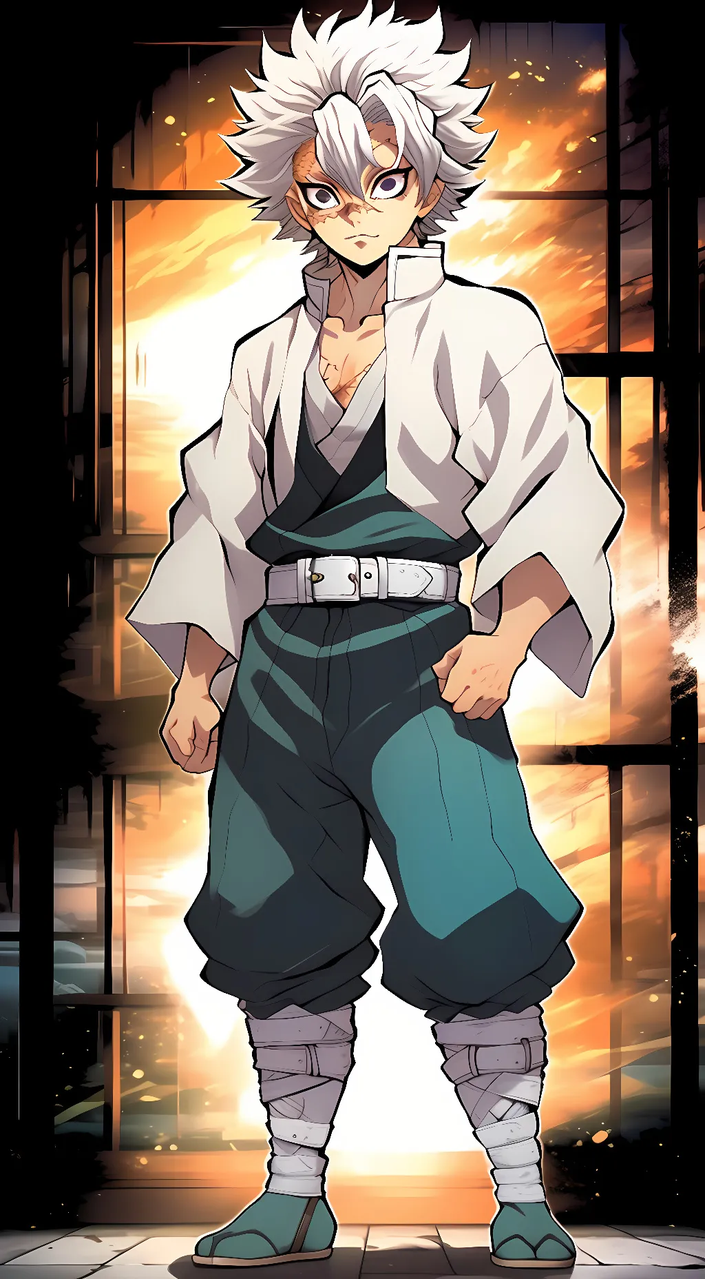 ai character: さねみ~``°Sanemi! background