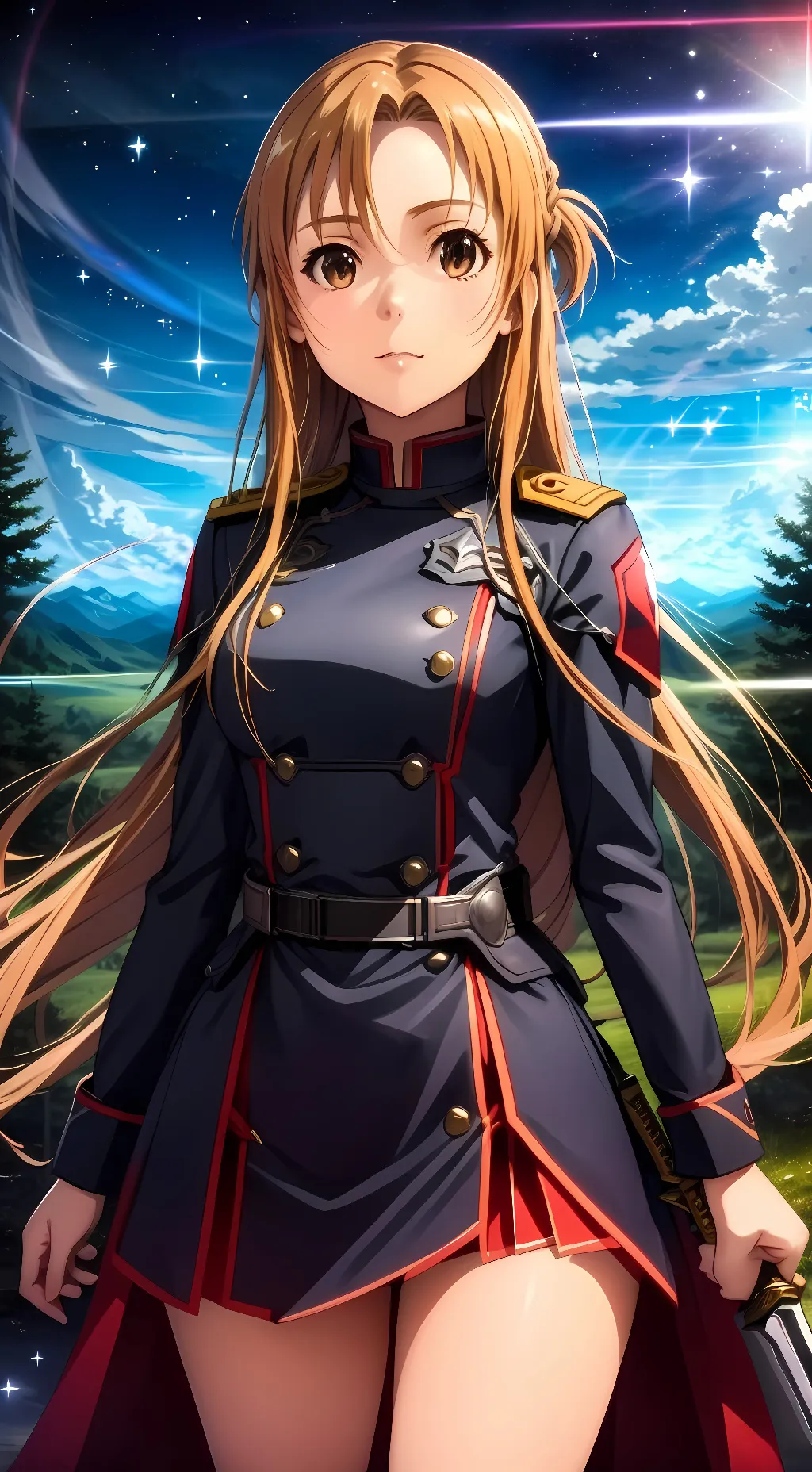 ai character: Commissar Asuna background