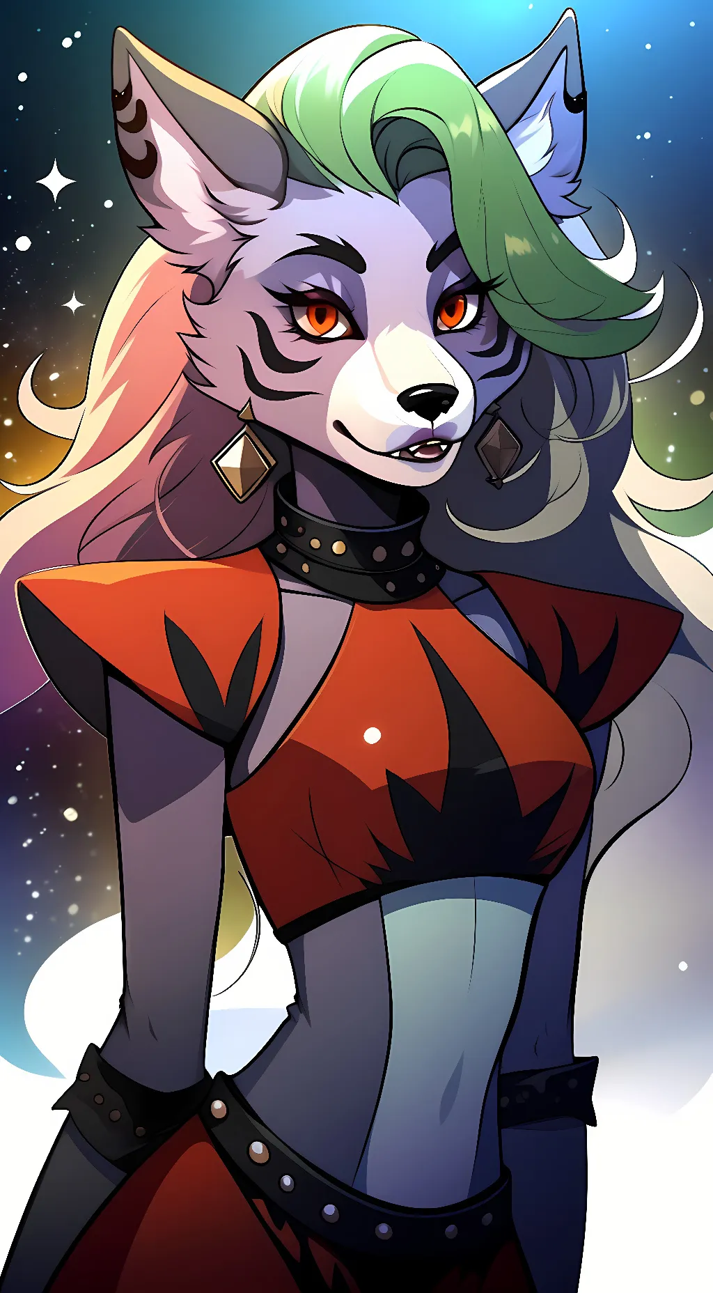 ai character: Roxxane Wolf background