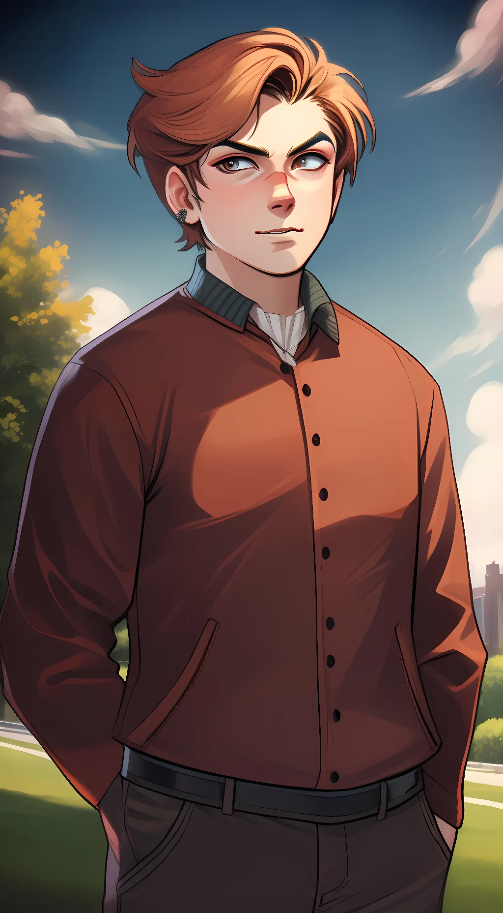 ai character: Eric T. Cartman background